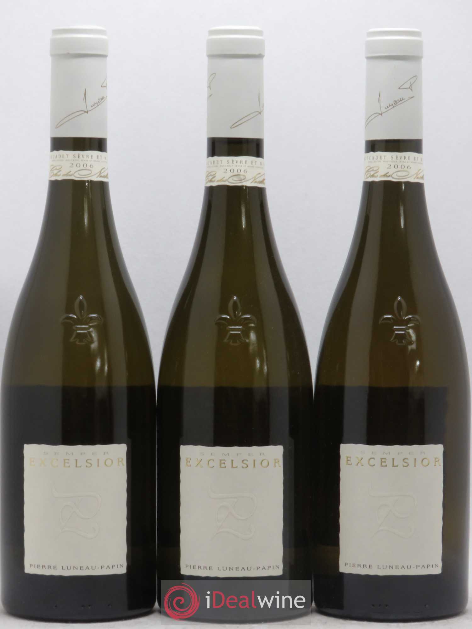 Muscadet-Sèvre-et-Maine Clos Des Noelles Cuvee Excelsior Domaine Luneau Papin 2006 - Posten von 6 Flaschen - 1