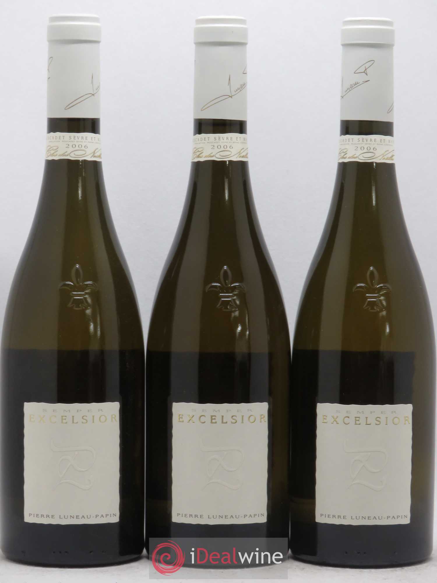 Muscadet-Sèvre-et-Maine Clos Des Noelles Cuvee Excelsior Domaine Luneau Papin 2006 - Posten von 6 Flaschen - 3