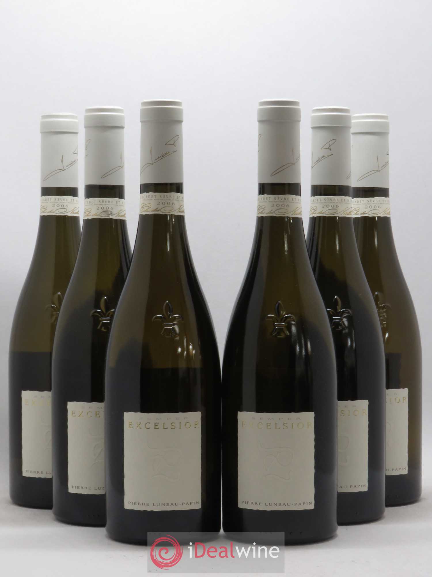 Muscadet-Sèvre-et-Maine Clos Des Noelles Cuvee Excelsior Domaine Luneau Papin 2006 - Posten von 6 Flaschen - 0