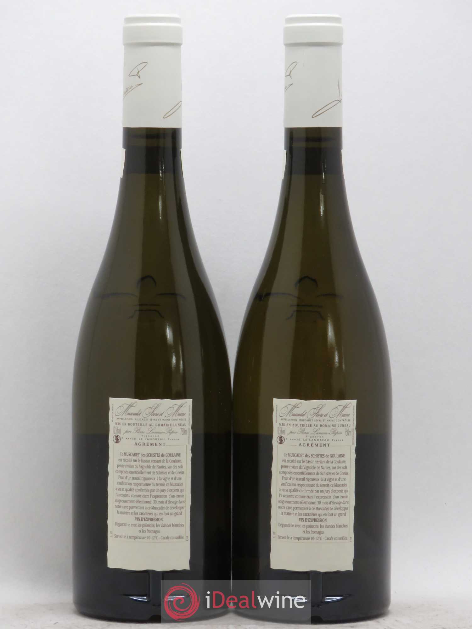 Muscadet-Sèvre-et-Maine Clos Des Noelles Cuvee Excelsior Domaine Luneau Papin 2006 - Posten von 2 Flaschen - 1
