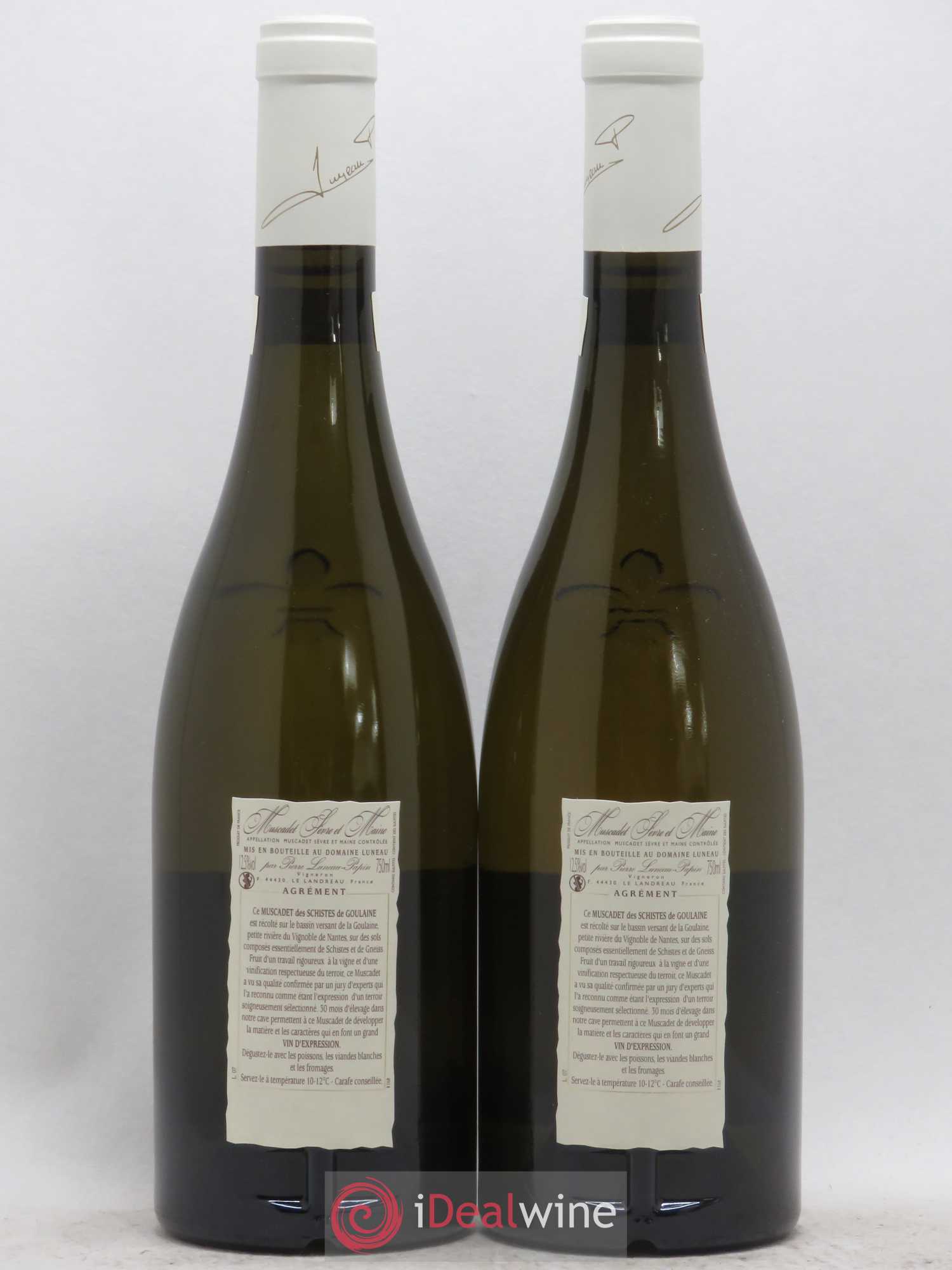 Muscadet-Sèvre-et-Maine Clos Des Noelles Cuvee Excelsior Domaine Luneau Papin 2006 - Posten von 2 Flaschen - 1