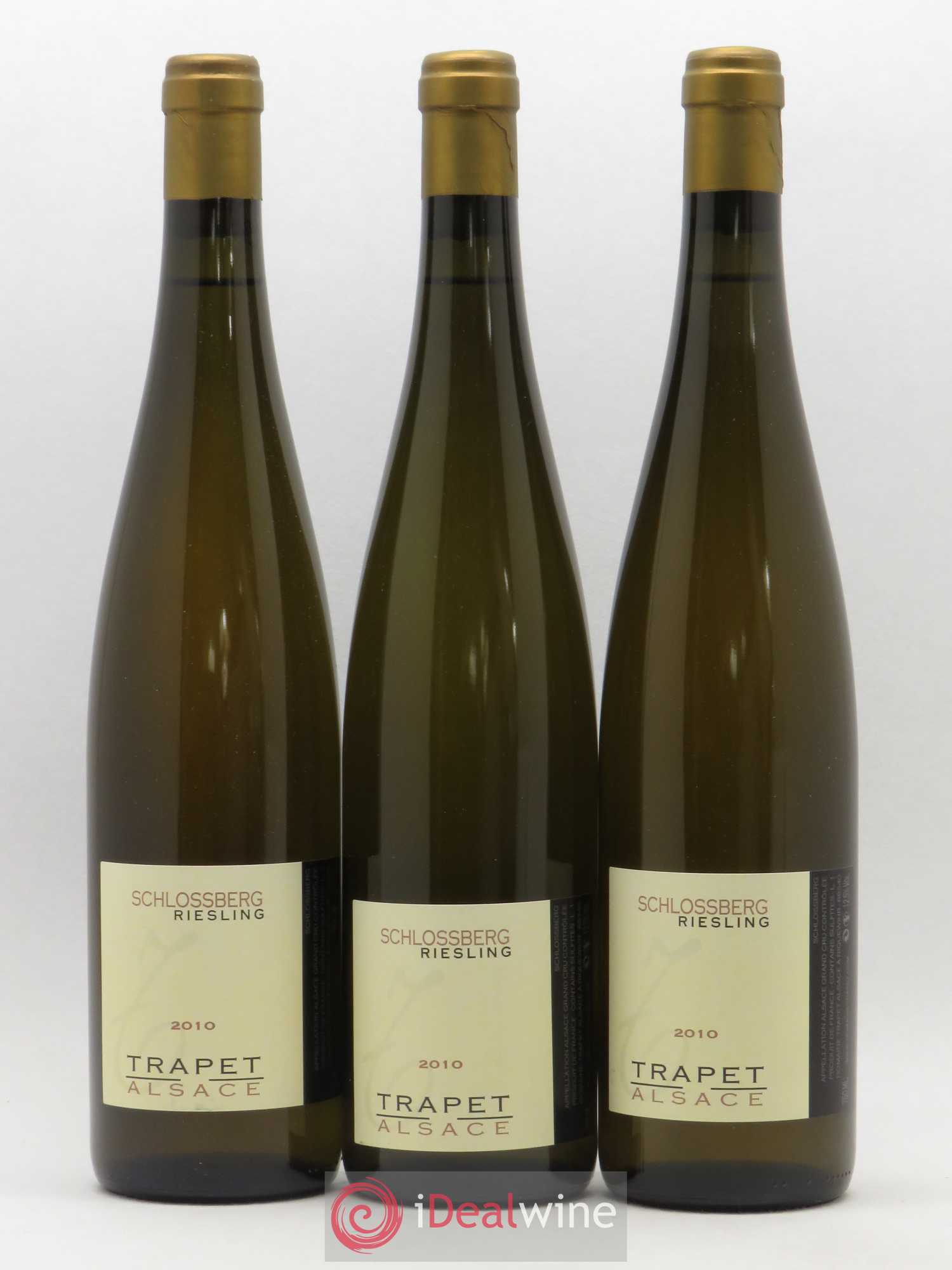 Alsace Riesling Grand Cru Schlossberg Domaine Trapet 2010 - Lot de 3 bouteilles - 0