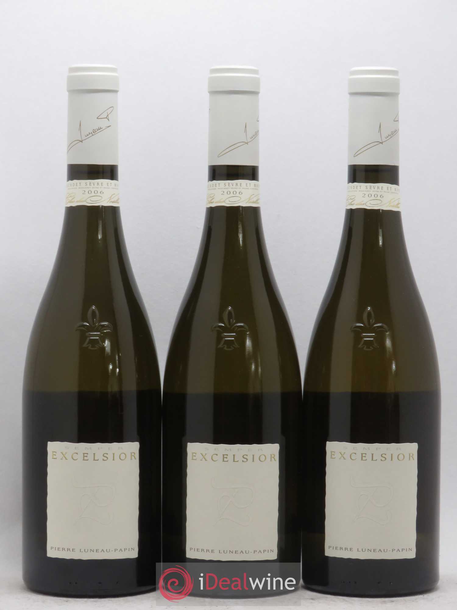 Muscadet-Sèvre-et-Maine Clos Des Noelles Cuvee Excelsior Domaine Luneau Papin 2006 - Posten von 6 Flaschen - 1