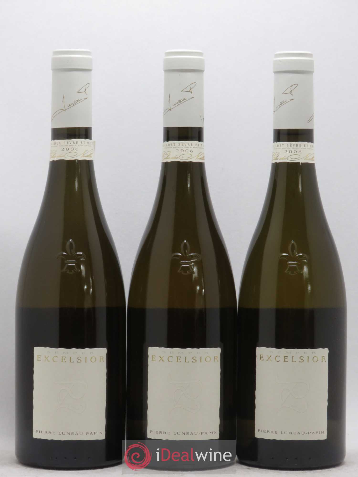 Muscadet-Sèvre-et-Maine Clos Des Noelles Cuvee Excelsior Domaine Luneau Papin 2006 - Posten von 6 Flaschen - 3