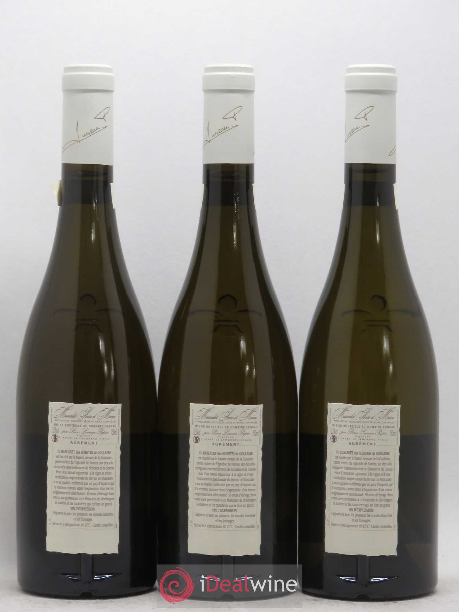 Muscadet-Sèvre-et-Maine Clos Des Noelles Cuvee Excelsior Domaine Luneau Papin 2006 - Posten von 6 Flaschen - 4