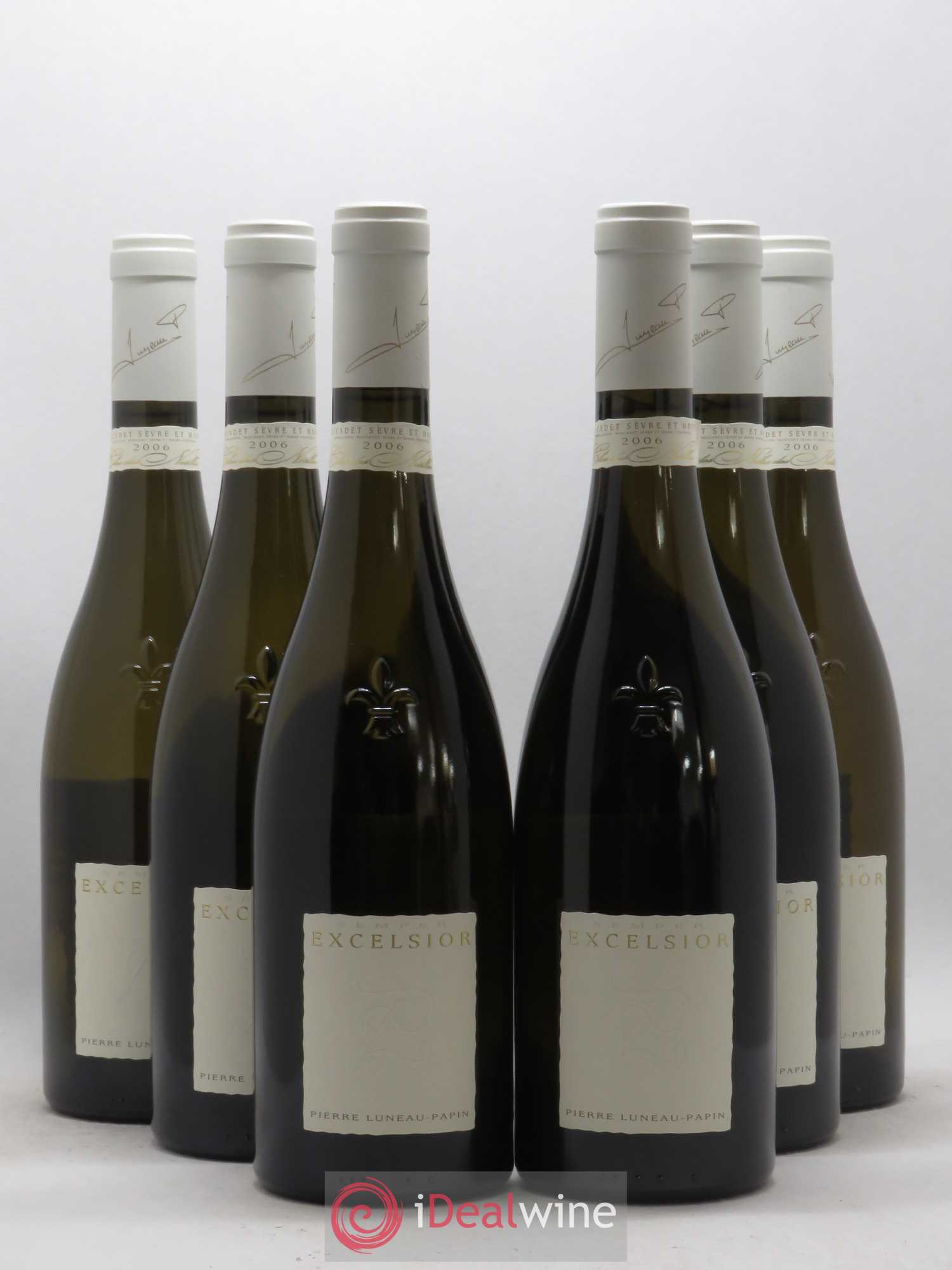 Muscadet-Sèvre-et-Maine Clos Des Noelles Cuvee Excelsior Domaine Luneau Papin 2006 - Posten von 6 Flaschen - 0