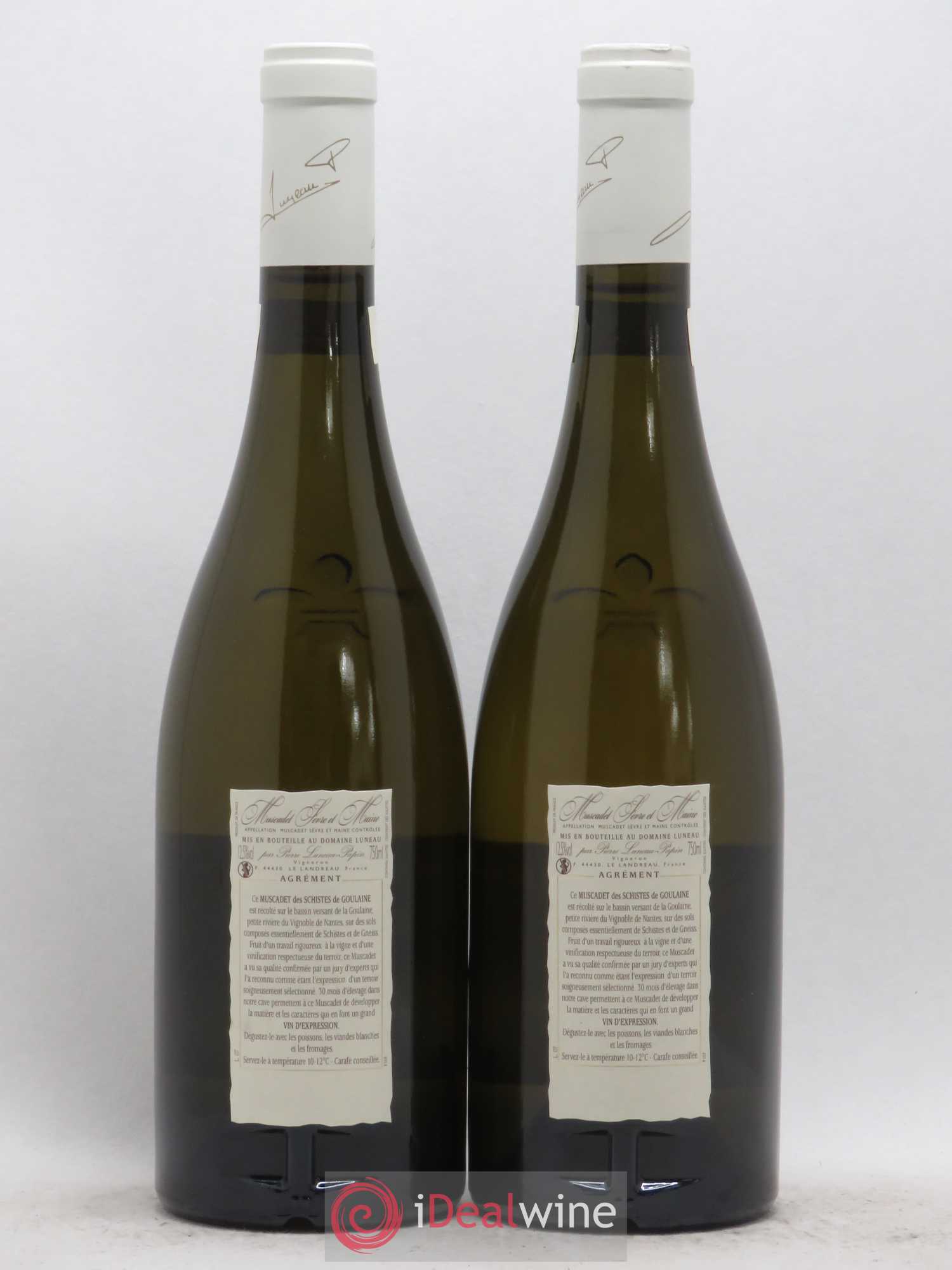 Muscadet-Sèvre-et-Maine Clos Des Noelles Cuvee Excelsior Domaine Luneau Papin 2005 - Posten von 2 Flaschen - 1