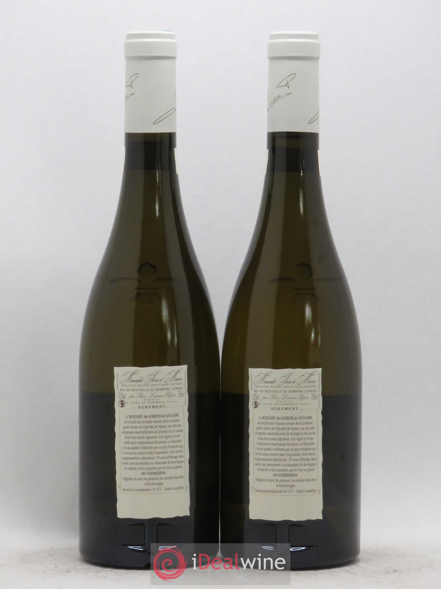 Muscadet-Sèvre-et-Maine Clos Des Noelles Cuvee Excelsior Domaine Luneau Papin 2005 - Posten von 2 Flaschen - 1
