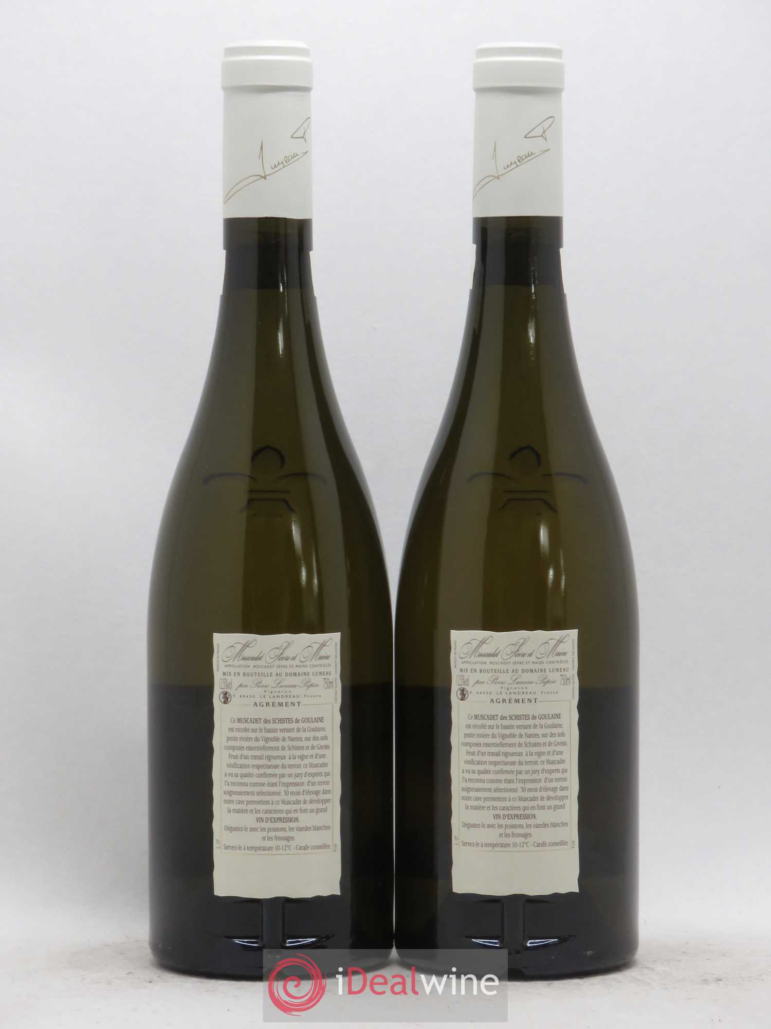 Muscadet-Sèvre-et-Maine Clos Des Noelles Cuvee Excelsior Domaine Luneau Papin 2007 - Posten von 2 Flaschen - 1