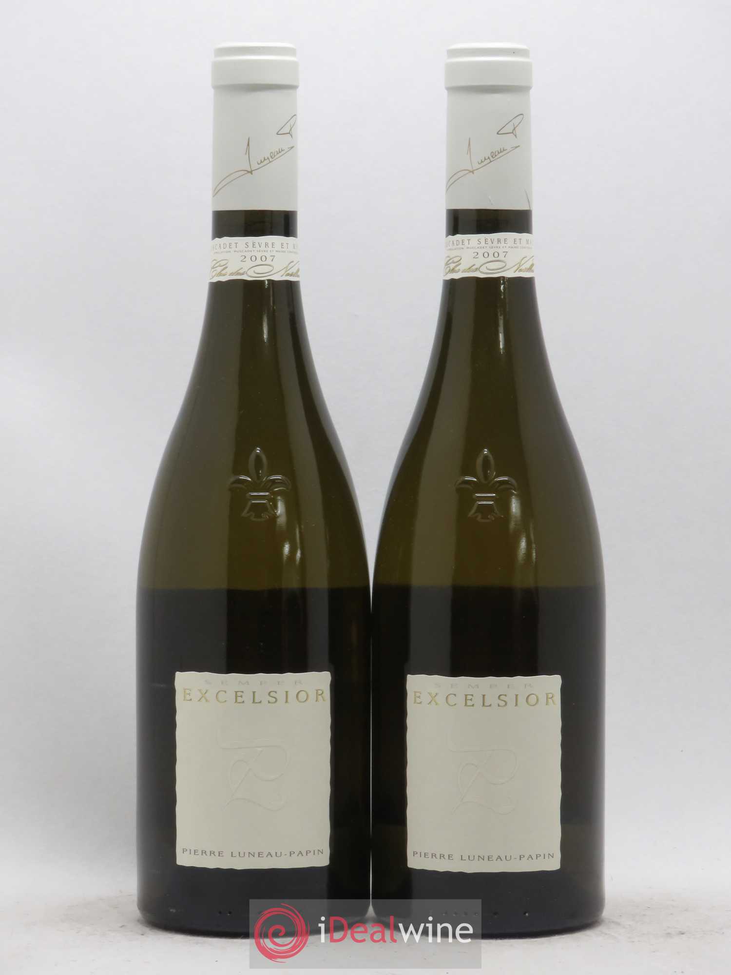 Muscadet-Sèvre-et-Maine Clos Des Noelles Cuvee Excelsior Domaine Luneau Papin 2007 - Posten von 2 Flaschen - 0