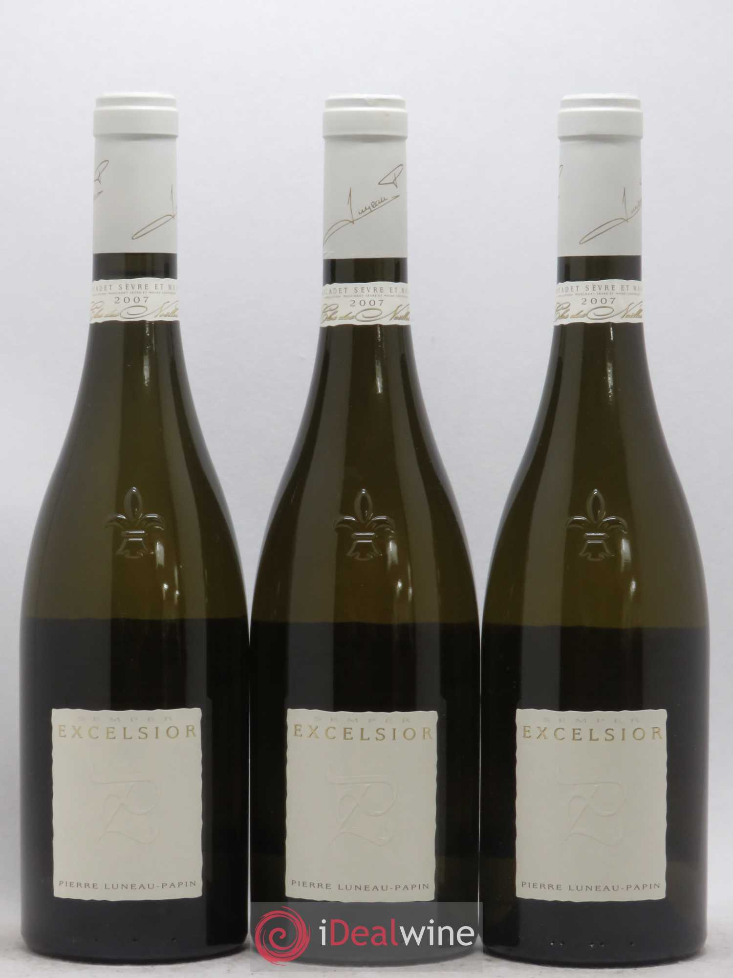 Muscadet-Sèvre-et-Maine Clos Des Noelles Cuvee Excelsior Domaine Luneau Papin 2007 - Posten von 6 Flaschen - 3