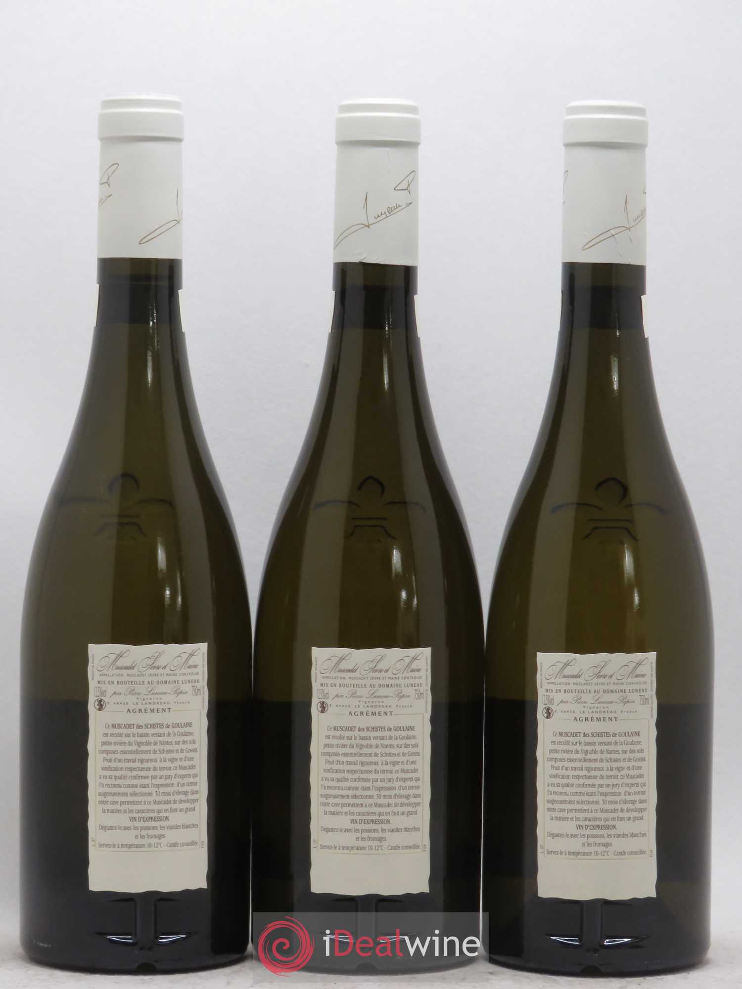 Muscadet-Sèvre-et-Maine Clos Des Noelles Cuvee Excelsior Domaine Luneau Papin 2007 - Posten von 6 Flaschen - 4