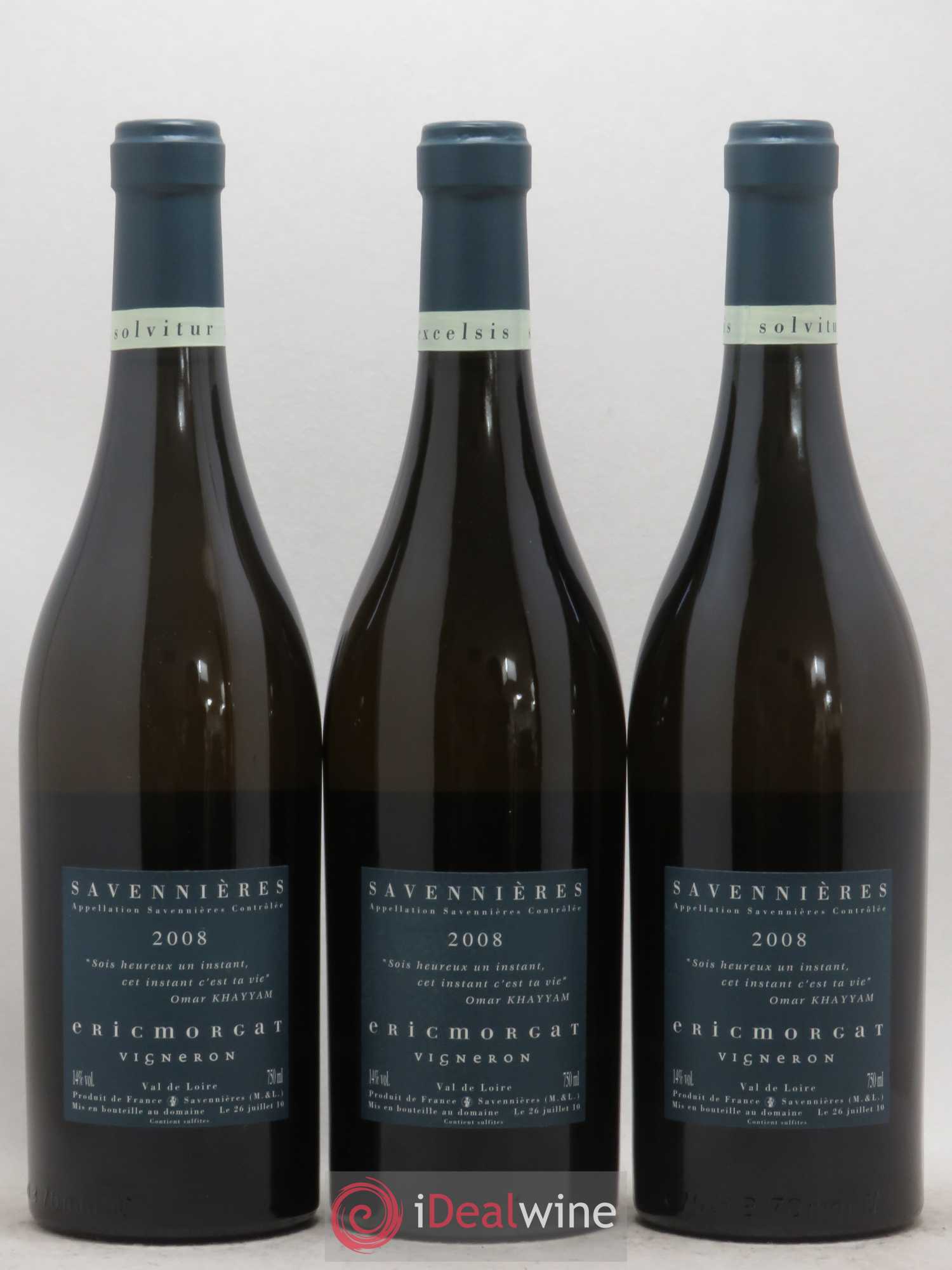 Savennières L'Enclos Eric Morgat 2008 - Posten von 3 Flaschen - 1