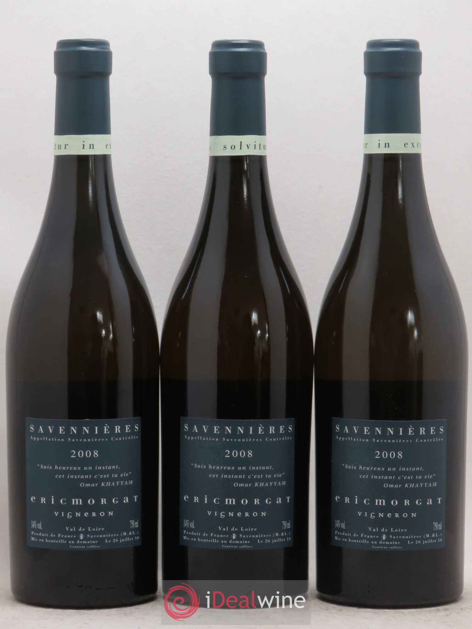 Savennières L'Enclos Eric Morgat 2008 - Lot de 6 bouteilles - 2