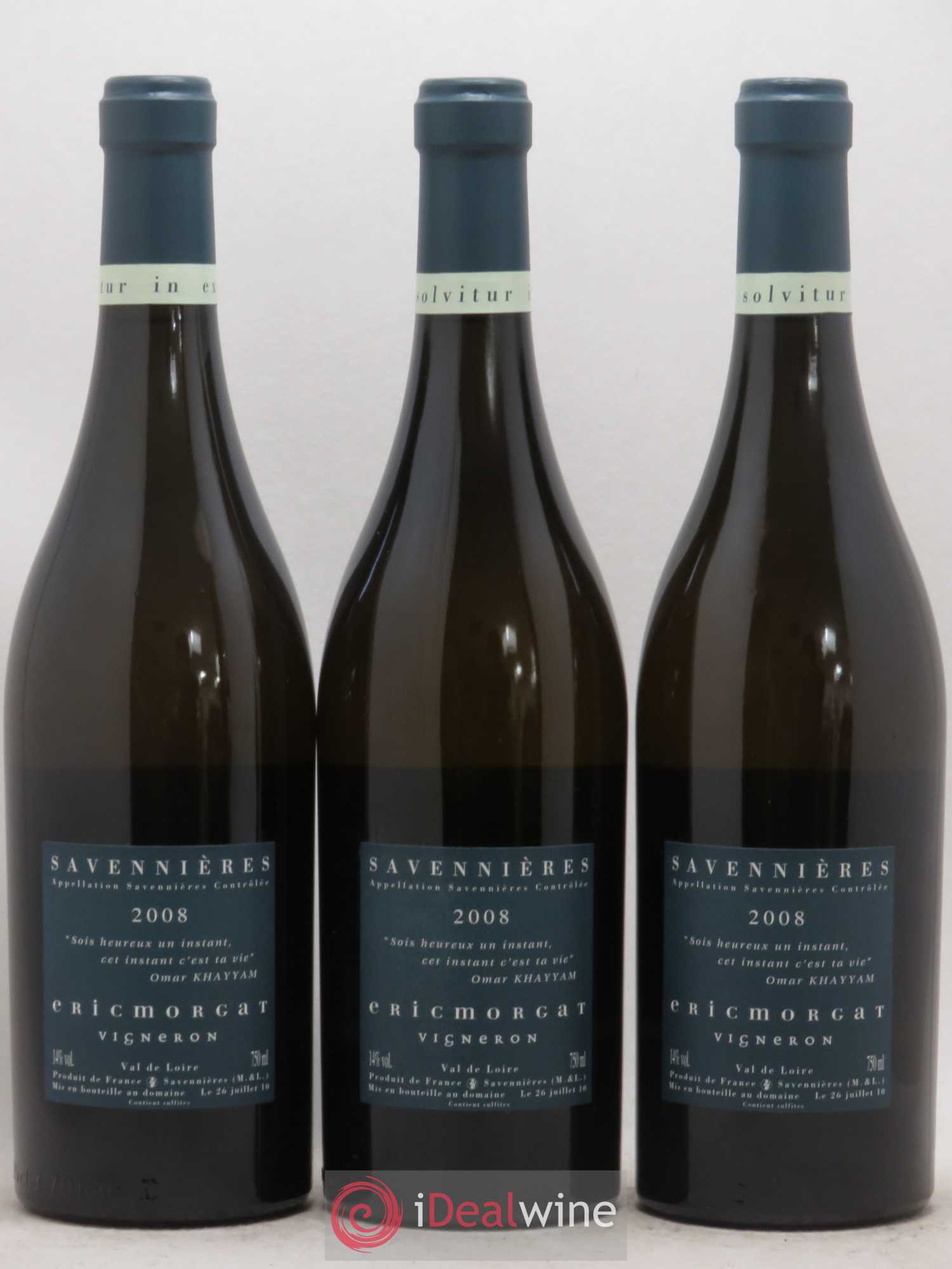 Savennières L'Enclos Eric Morgat 2008 - Lot de 6 bouteilles - 4