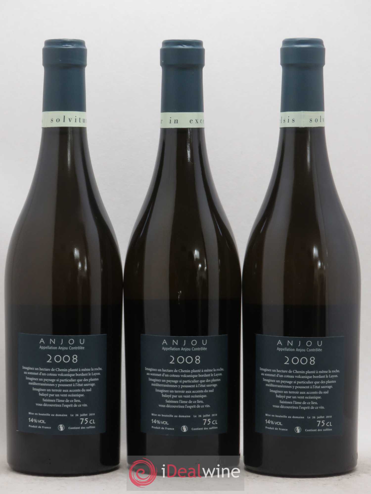 Anjou Litus Eric Morgat 2008 - Lot de 3 bouteilles - 1
