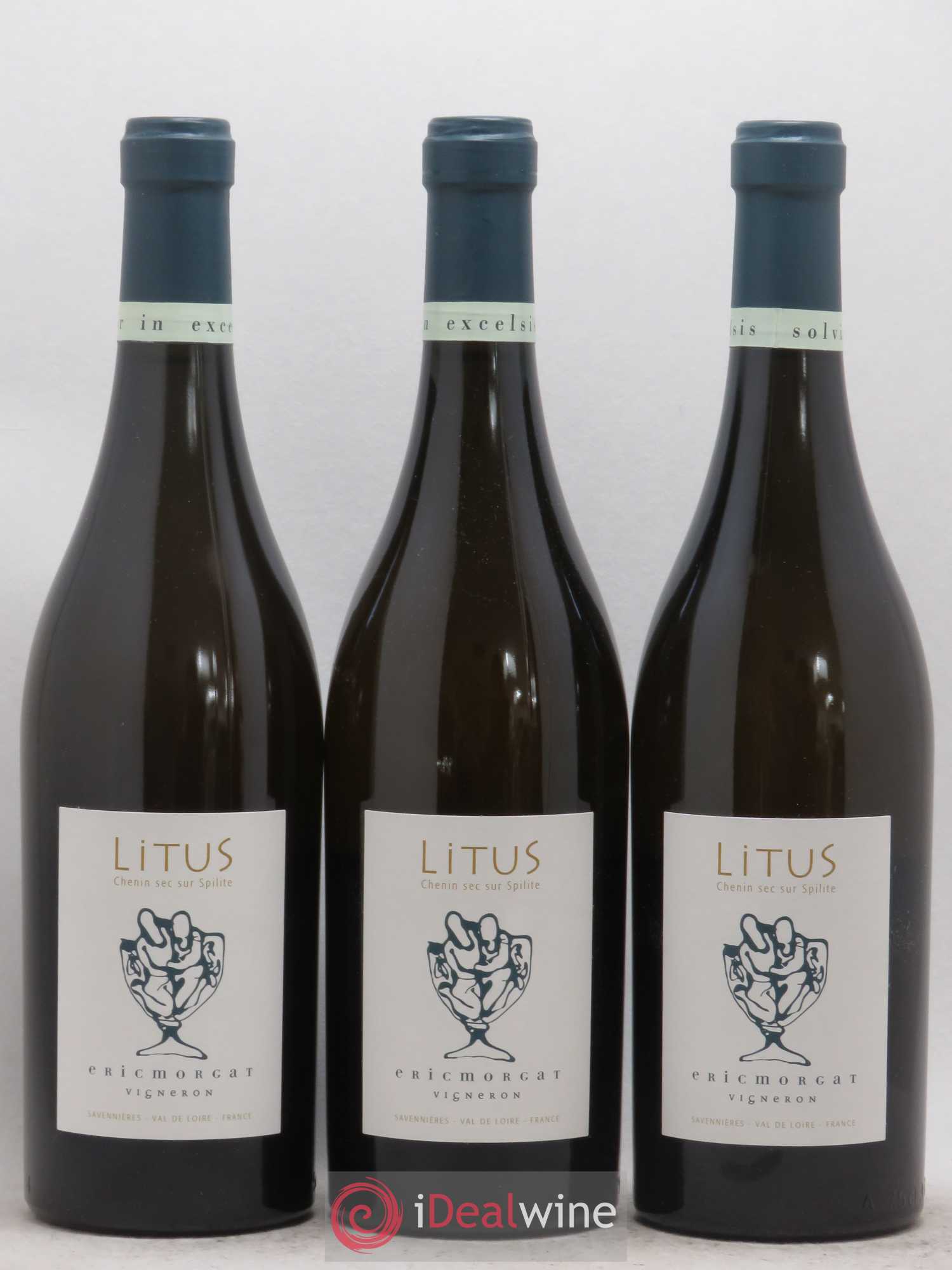 Anjou Litus Eric Morgat 2008 - Lot de 3 bouteilles - 0