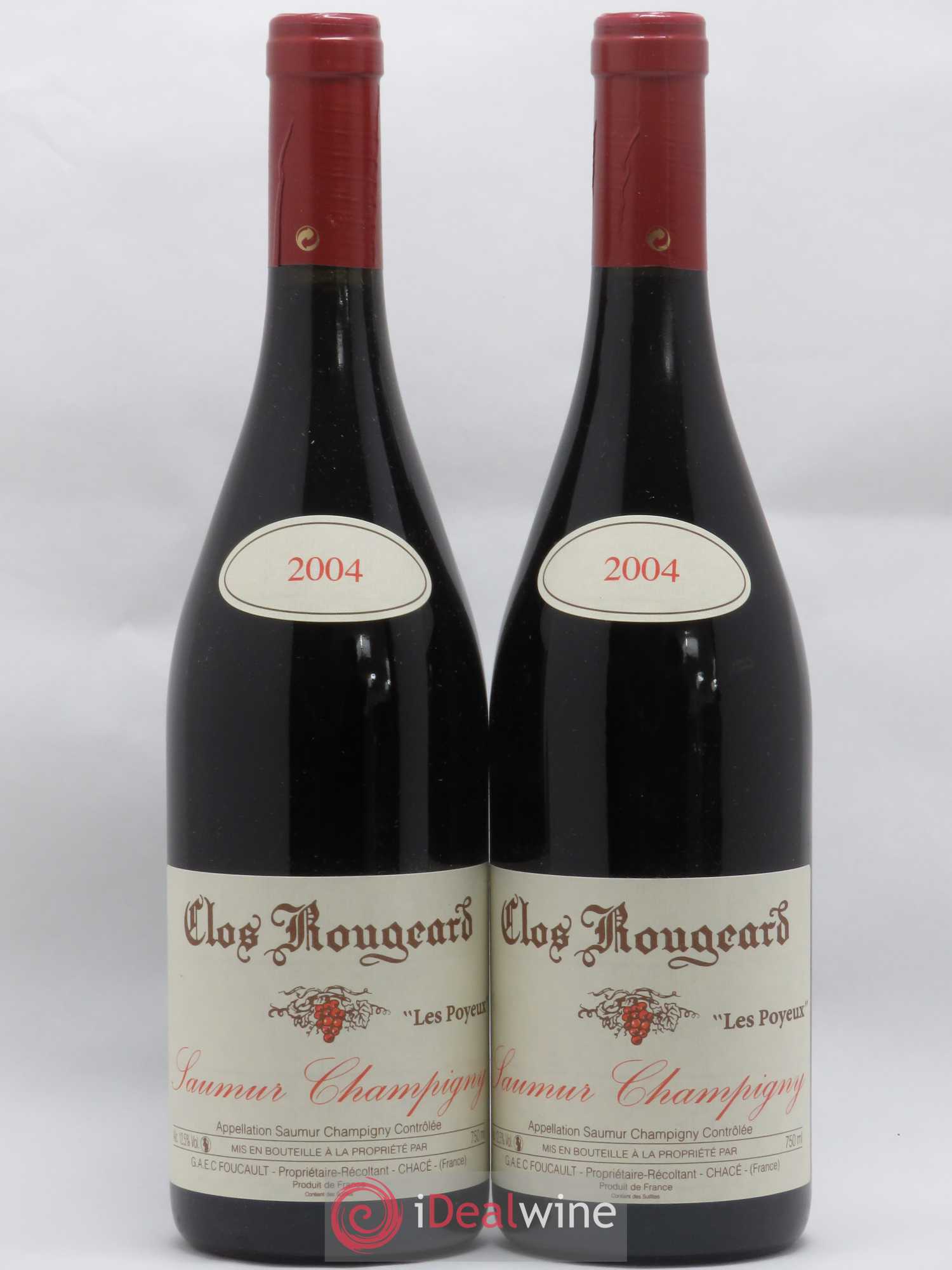 Saumur-Champigny Les Poyeux Clos Rougeard 2004 - Lot de 2 bouteilles - 0