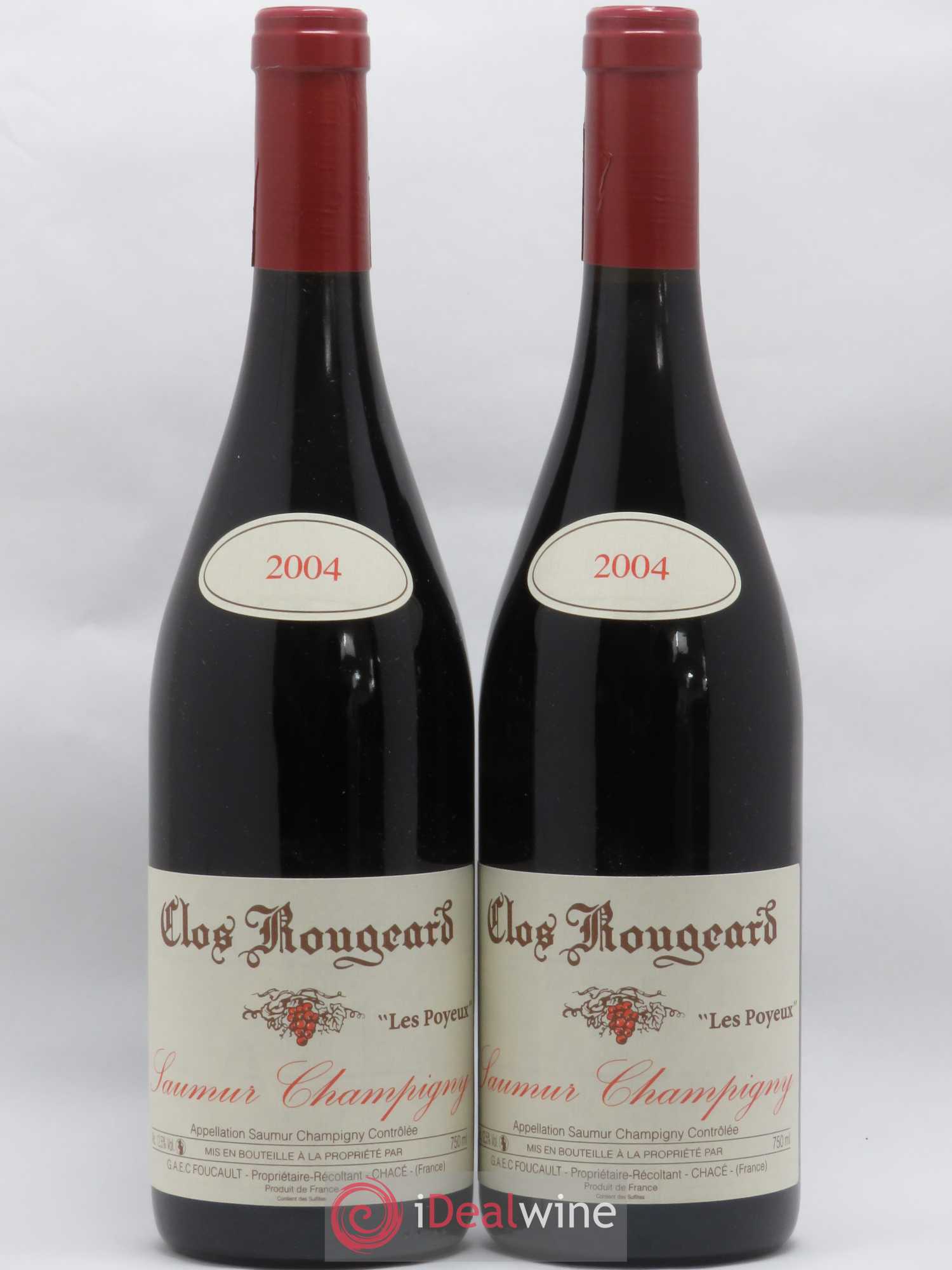 Saumur-Champigny Les Poyeux Clos Rougeard 2004 - Lot de 2 bouteilles - 0