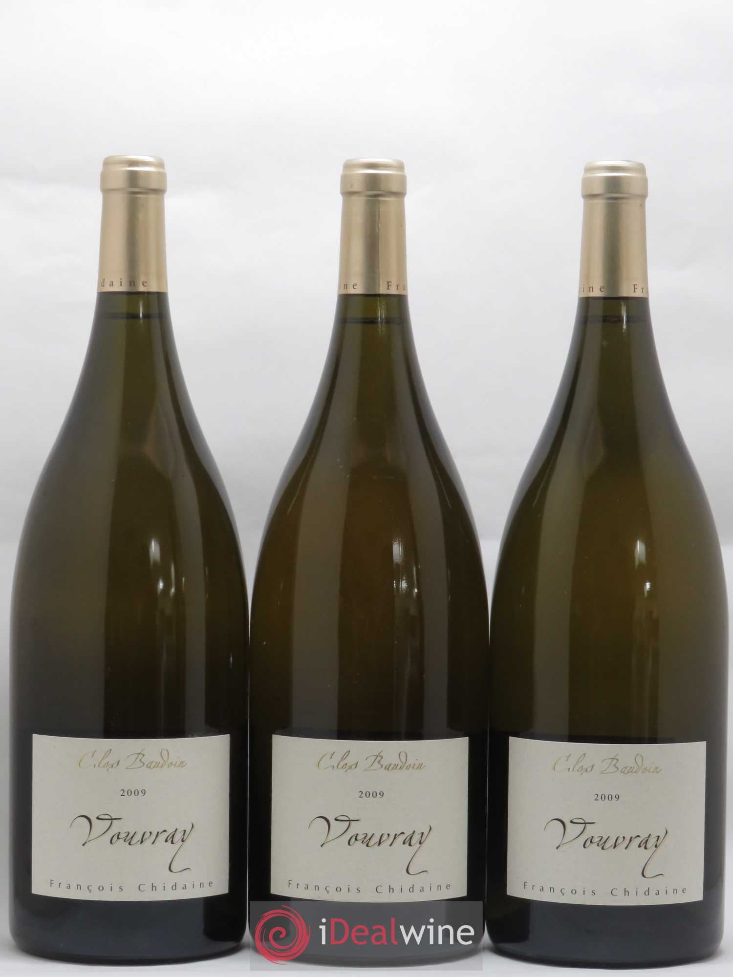 Vouvray Clos Baudoin Domaine François Chidaine 2009 - Posten von 3 Magnum - 0