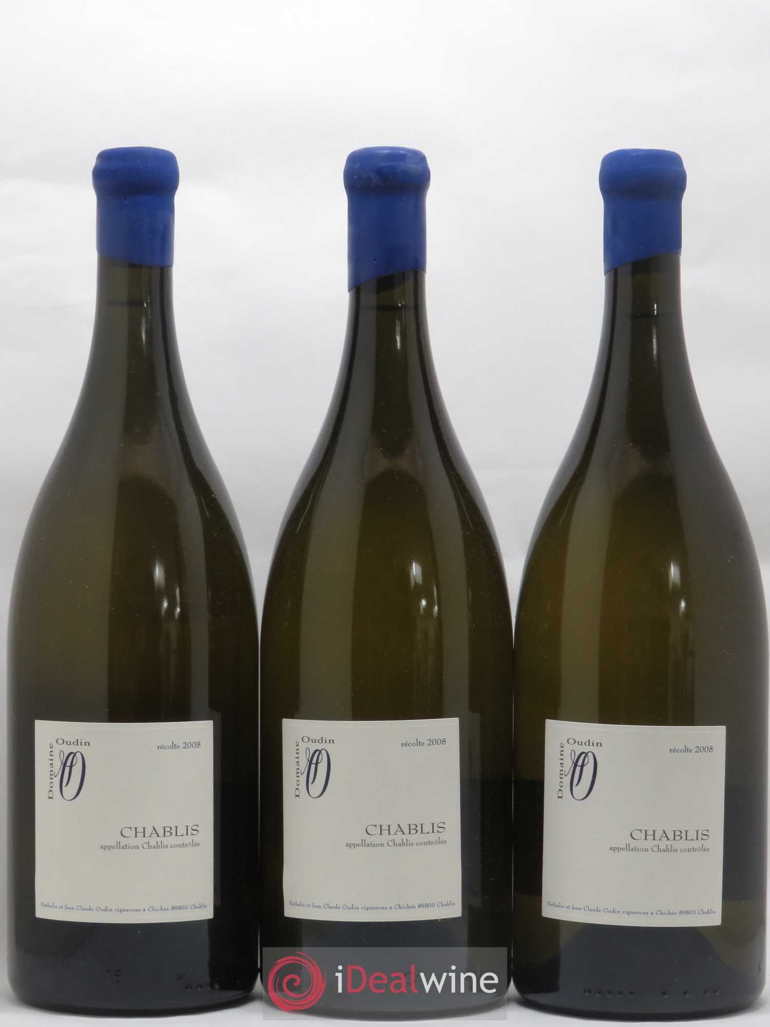 Chablis Domaine Jean Claude Oudin 2008 - Posten von 3 Magnum - 0