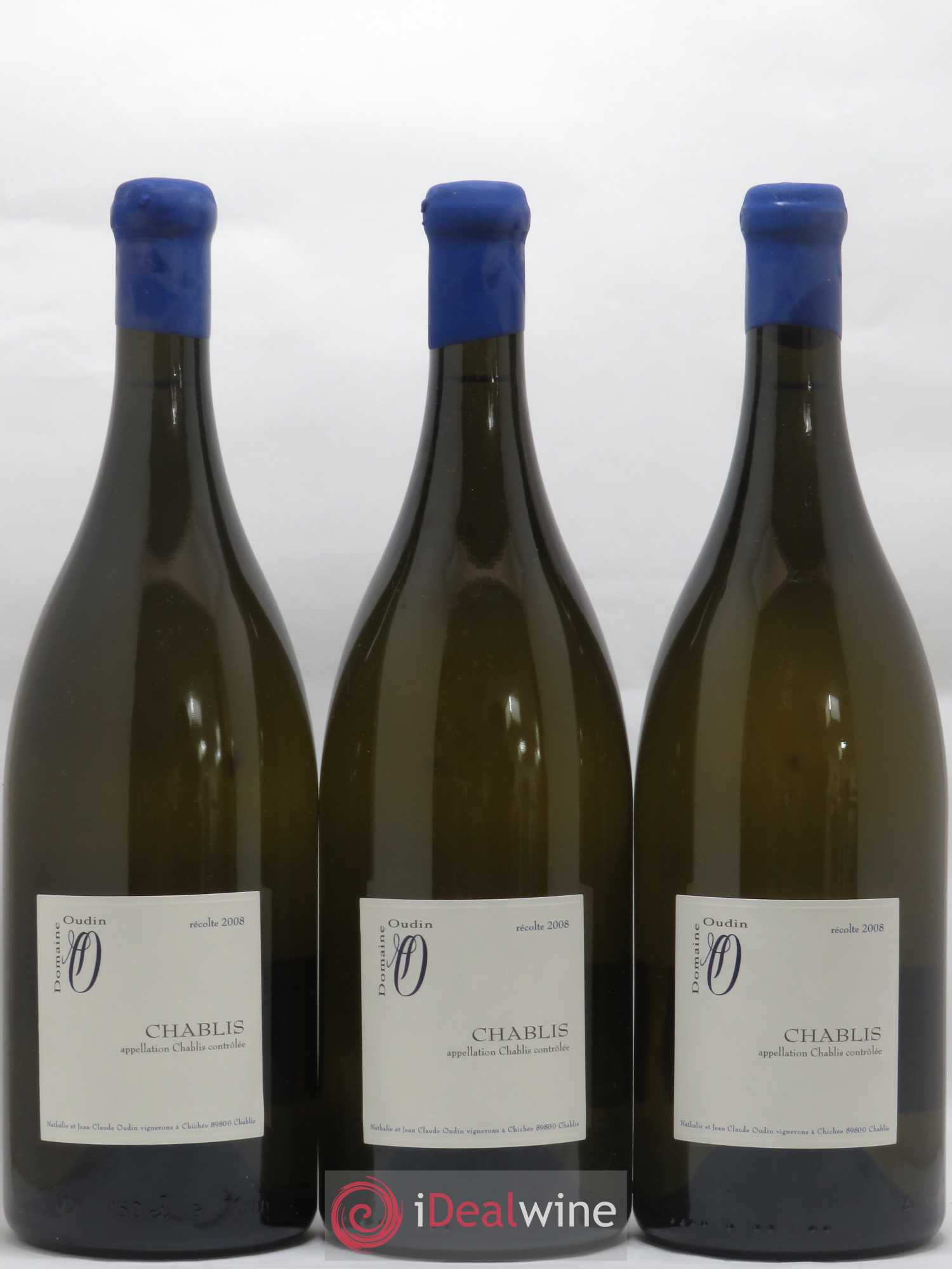Chablis Domaine Jean Claude Oudin 2008 - Posten von 3 Magnum - 0