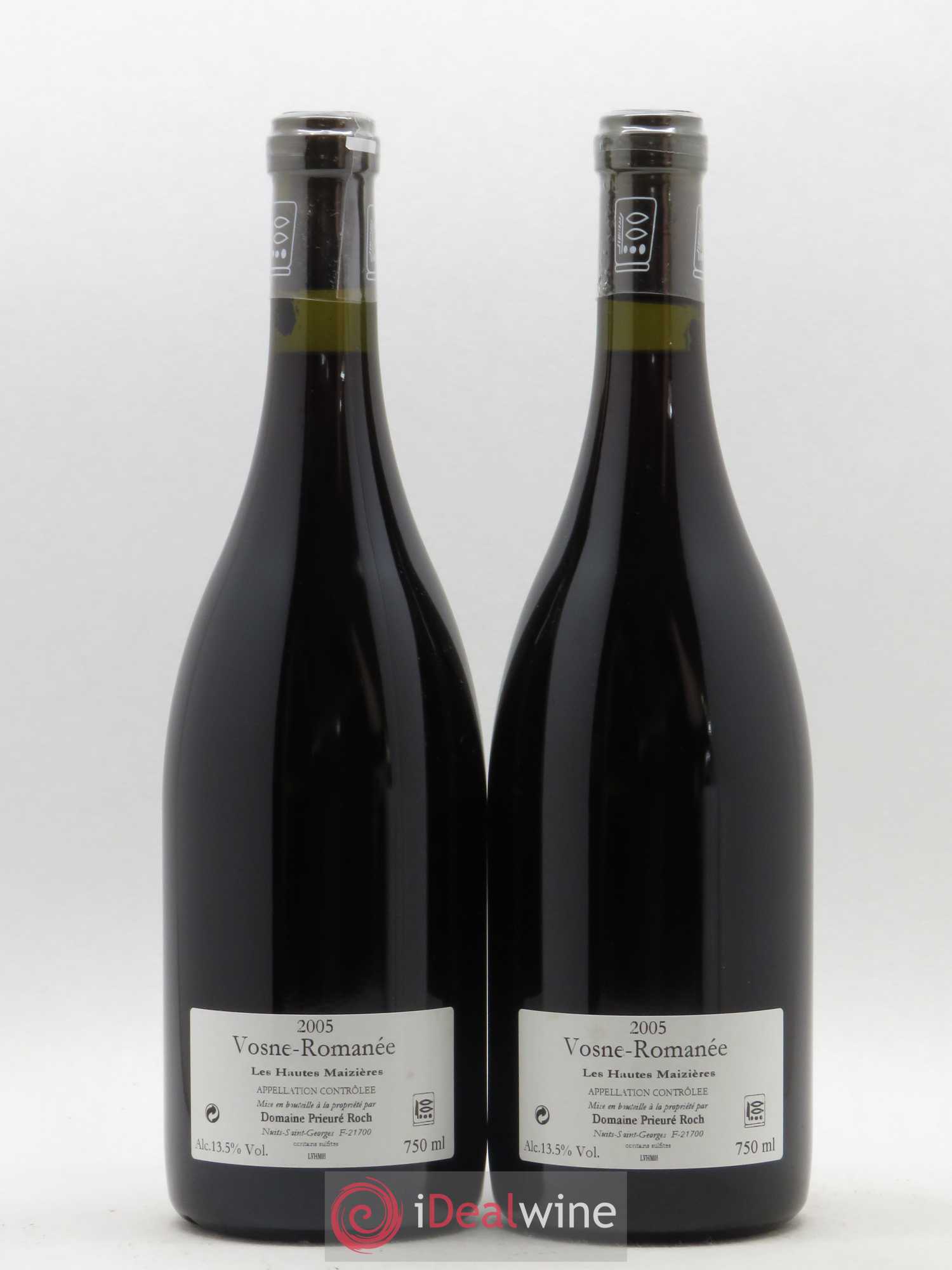 Vosne-Romanée Les Hautes Maizières Prieuré Roch 2005 - Lot de 2 bouteilles - 1