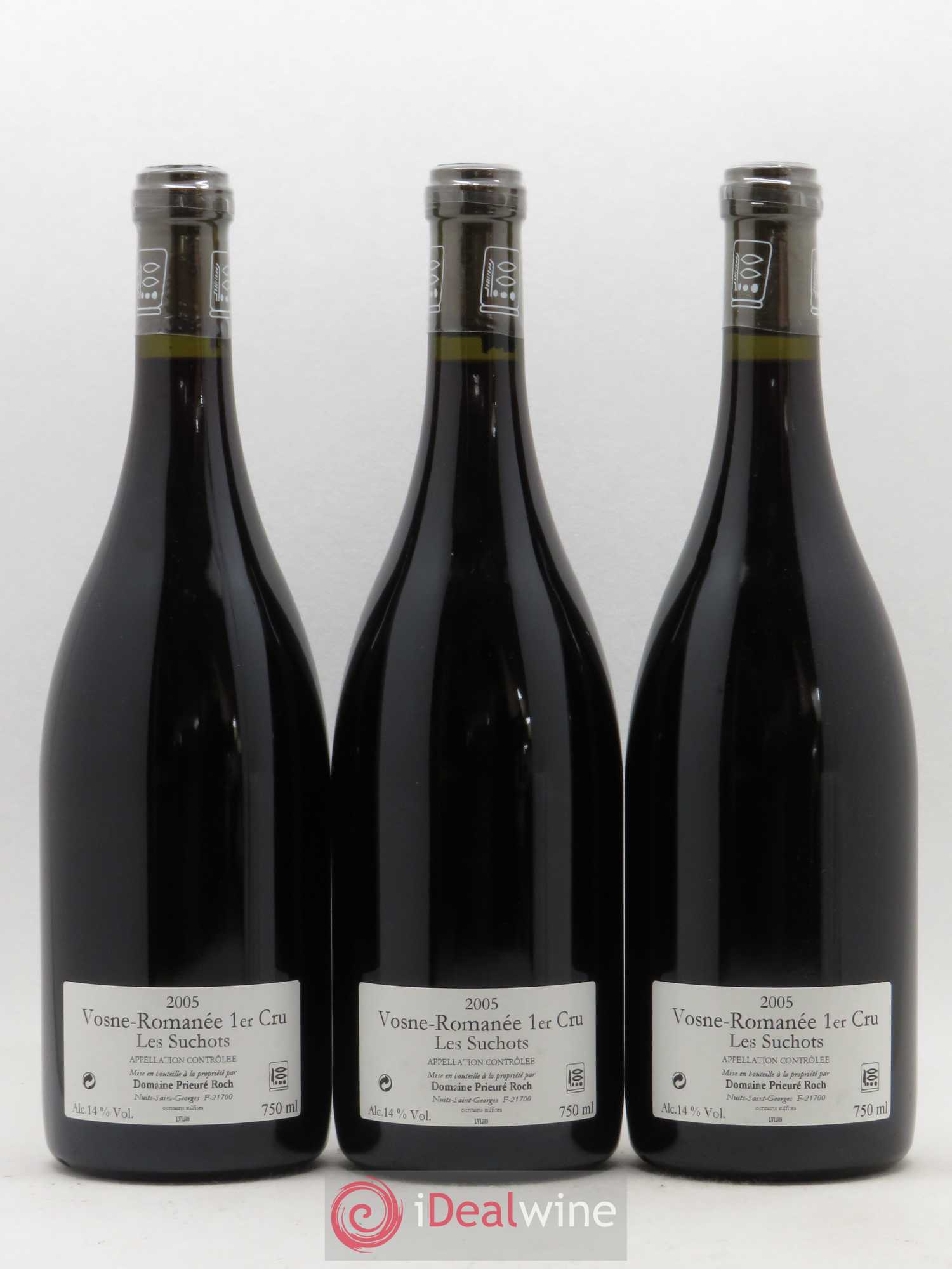 Vosne-Romanée 1er Cru Les Suchots Prieuré Roch 2005 - Lot de 3 bouteilles - 1