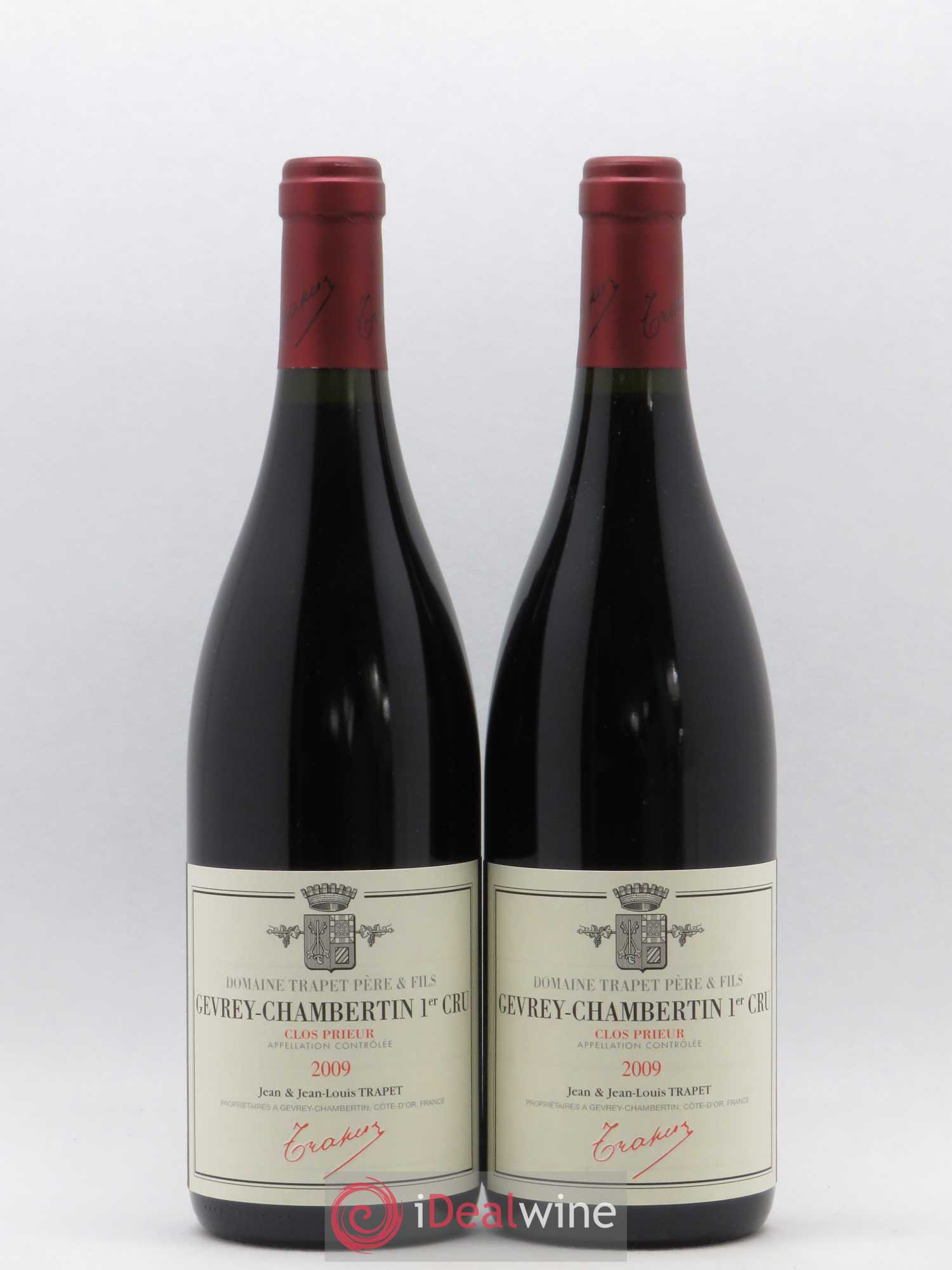 Gevrey-Chambertin 1er Cru Clos Prieur Domaine Trapet 2009 - Lot de 2 bouteilles - 0