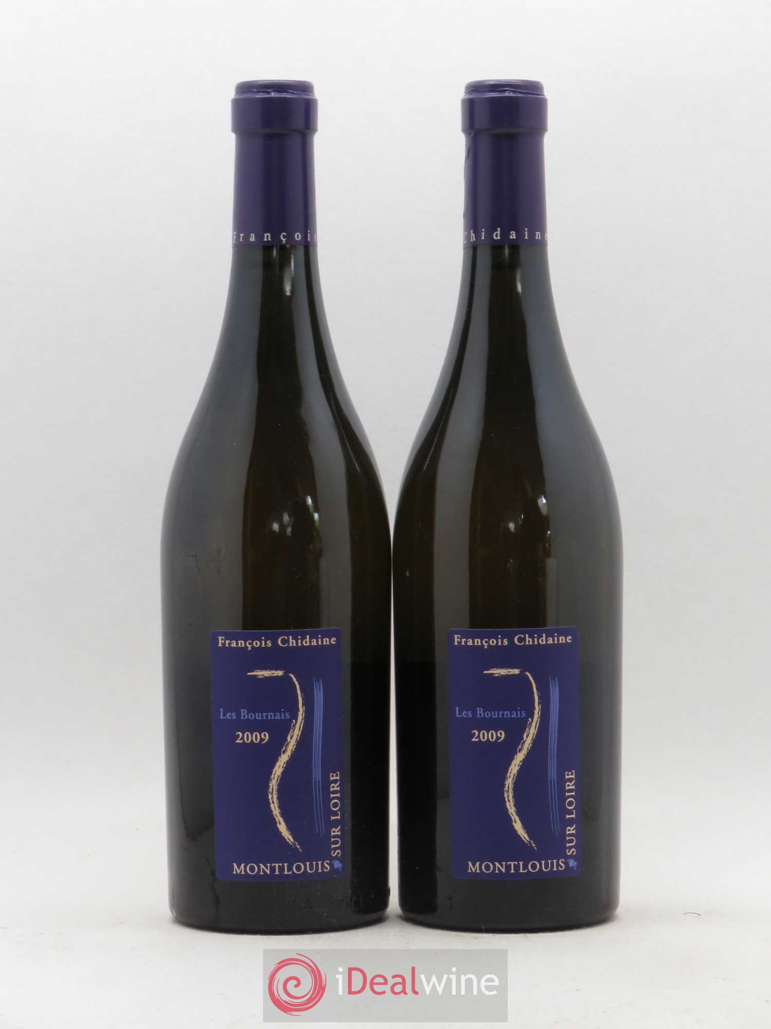 Montlouis-sur-Loire Les Bournais François Chidaine 2009 - Lot de 2 bouteilles - 0