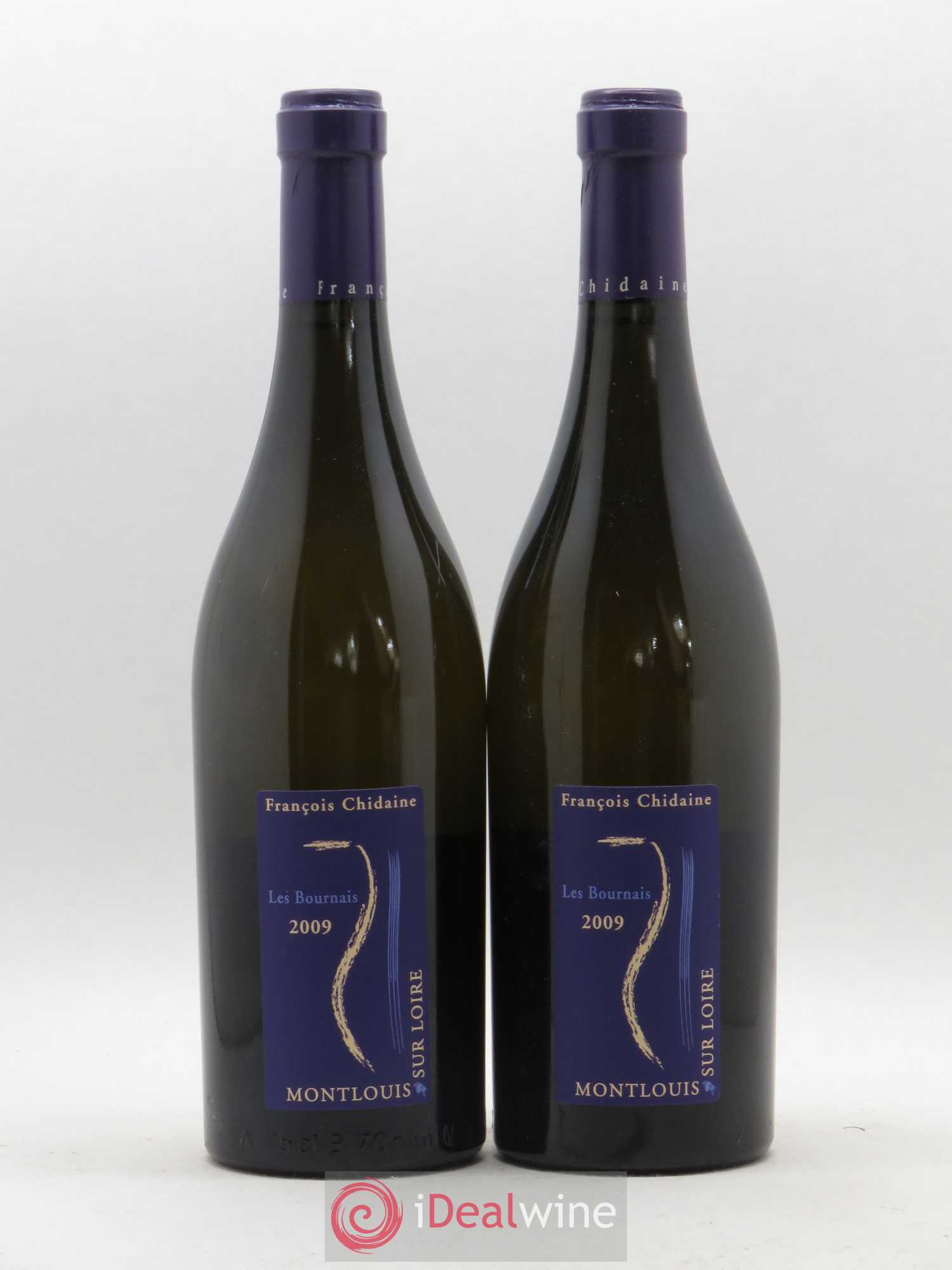 Montlouis-sur-Loire Les Bournais François Chidaine 2009 - Lot de 2 bouteilles - 0