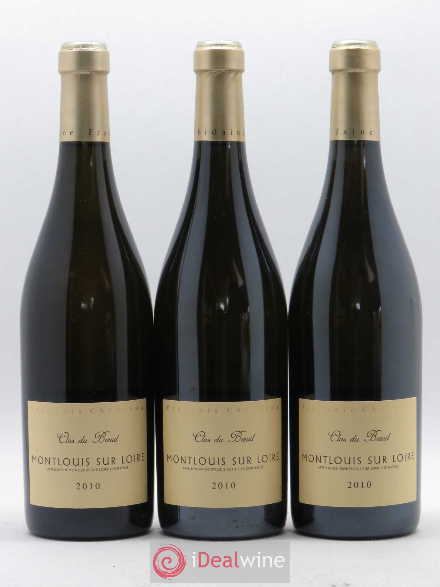 Montlouis-sur-Loire Clos du Breuil François Chidaine 2010 - Lot de 6 bouteilles - 1