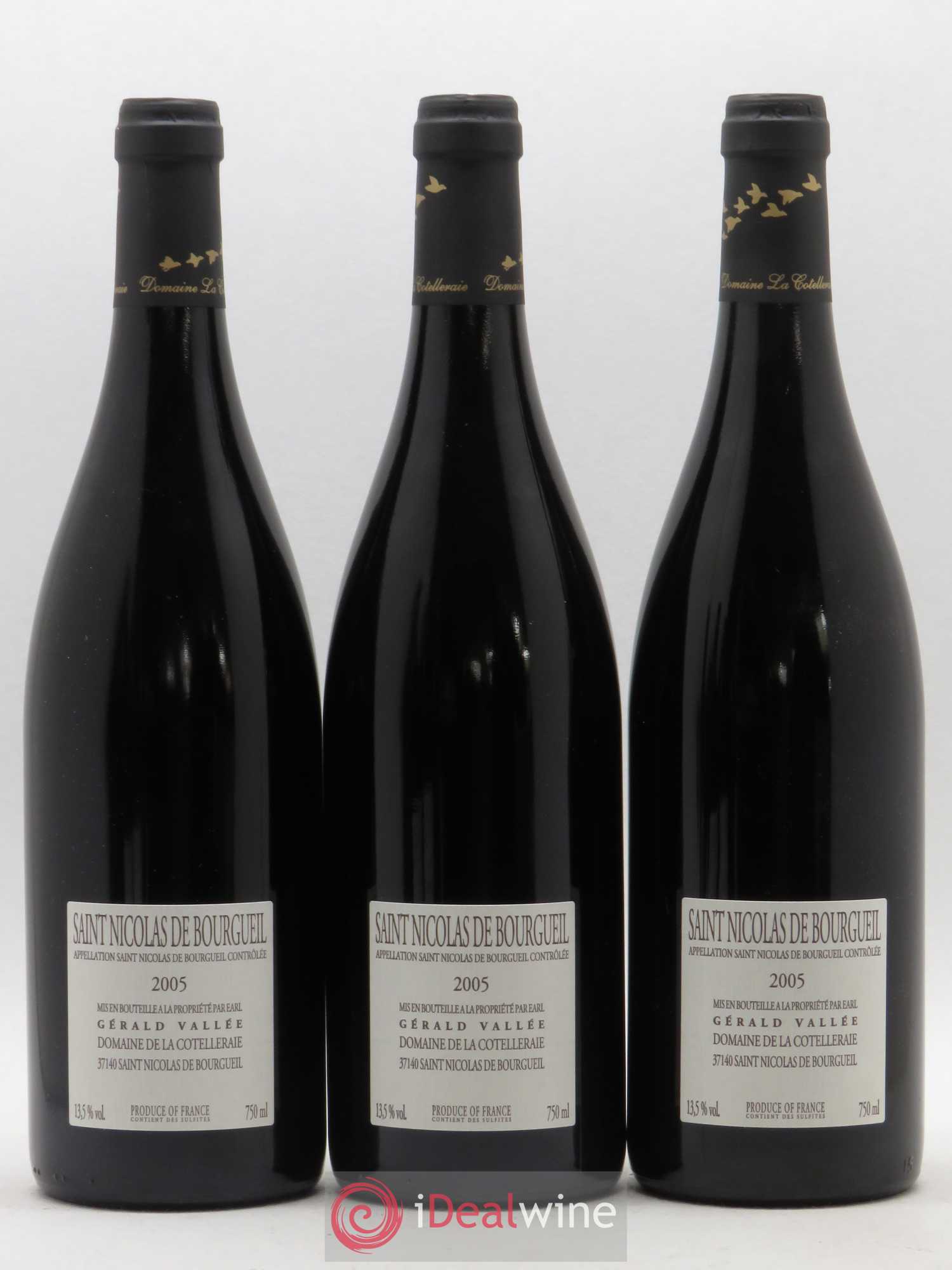 Saint-Nicolas de Bourgueil L'Envolee Domaine de la Cotelleraie 2005 - Posten von 6 Flaschen - 4