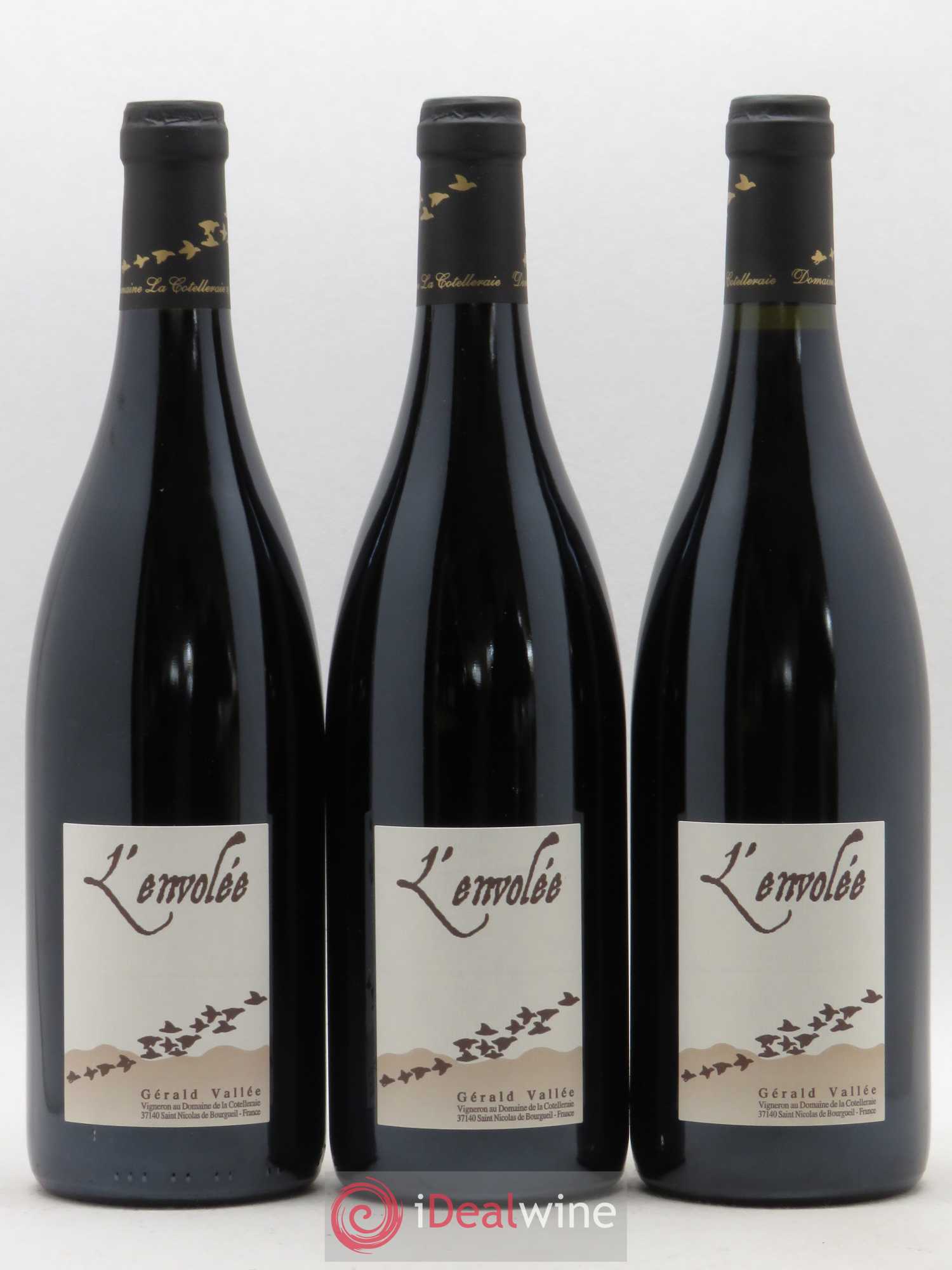 Saint-Nicolas de Bourgueil L'Envolee Domaine de la Cotelleraie 2006 - Posten von 3 Flaschen - 0