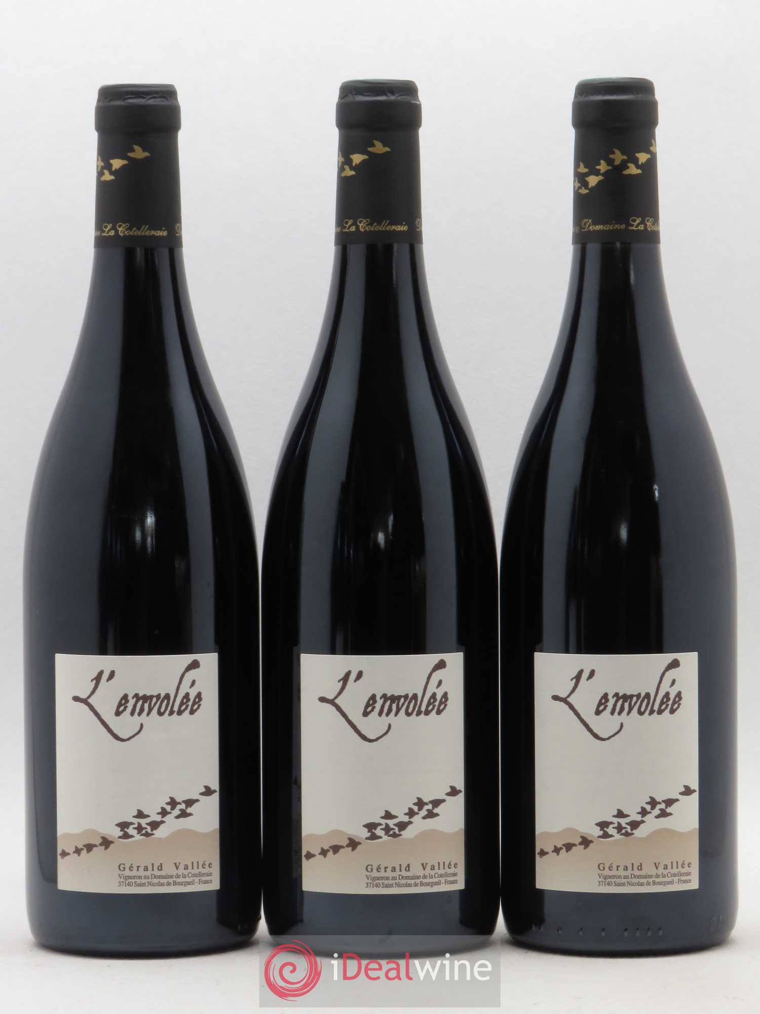 Saint-Nicolas de Bourgueil L'Envolee Domaine de la Cotelleraie 2006 - Posten von 3 Flaschen - 0