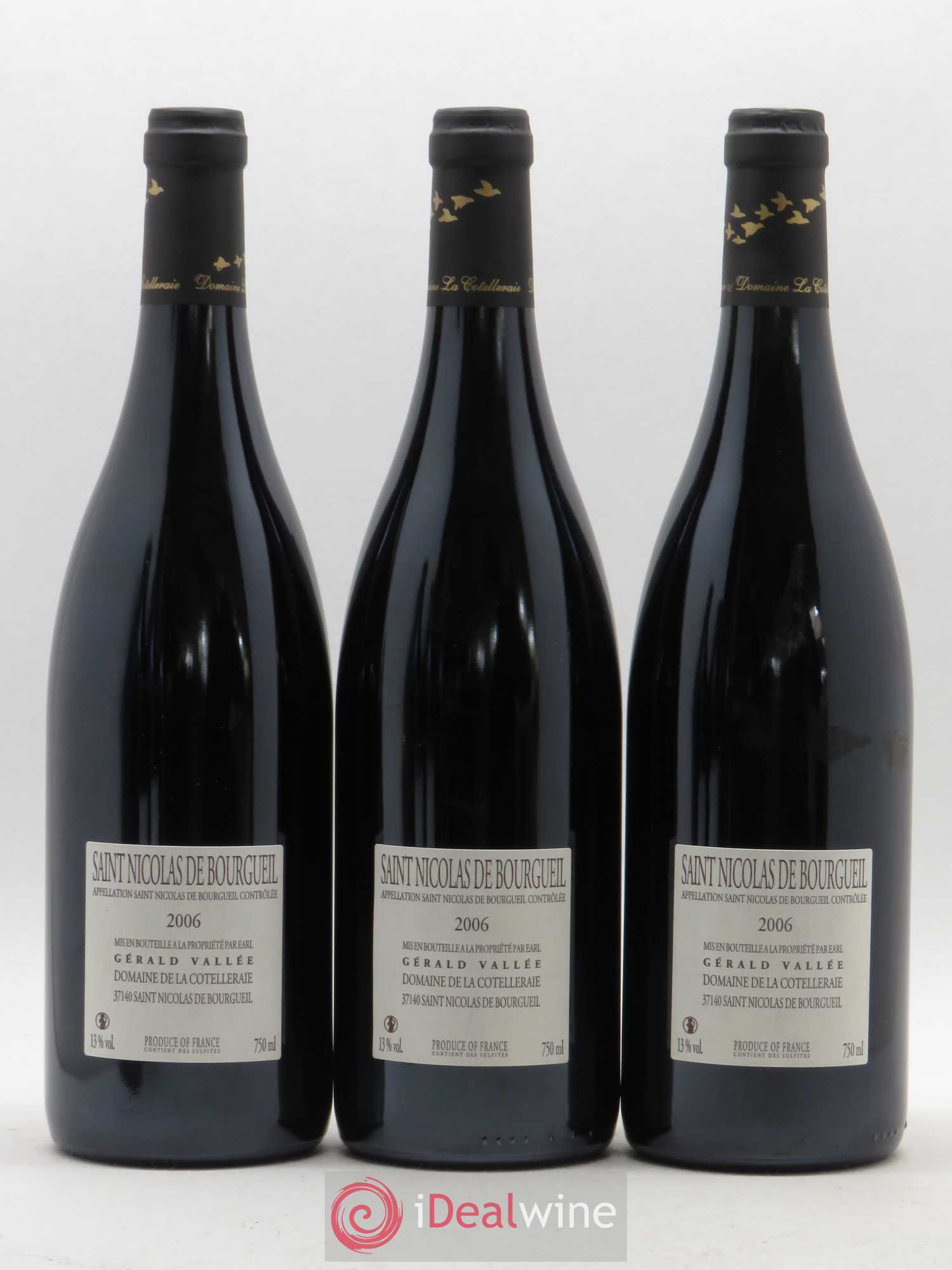 Saint-Nicolas de Bourgueil L'Envolee Domaine de la Cotelleraie 2006 - Posten von 6 Flaschen - 4