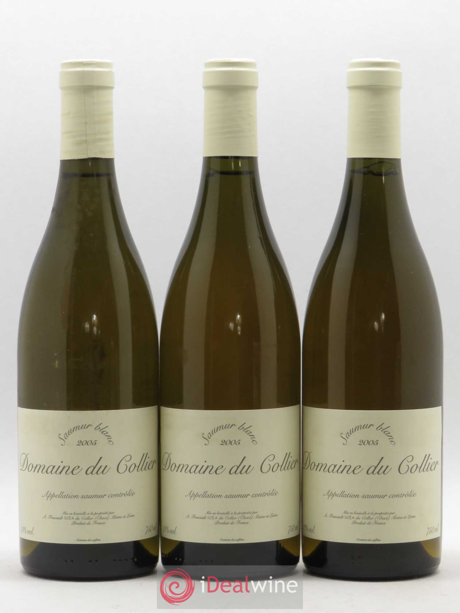 Saumur Domaine du Collier 2005 - Lot de 3 bouteilles - 0