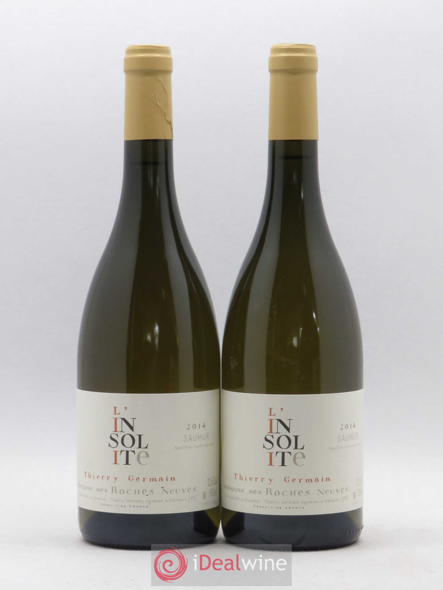 Saumur Insolite Domaine des Roches Neuves - Thierry Germain 2014 - Lot de 2 bouteilles - 0