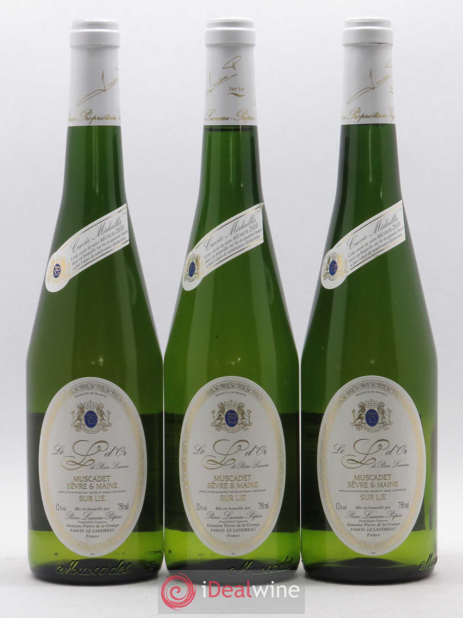 Muscadet-Sèvre-et-Maine L D'Or Luneau-Papin 2010 - Lot de 6 bouteilles - 1