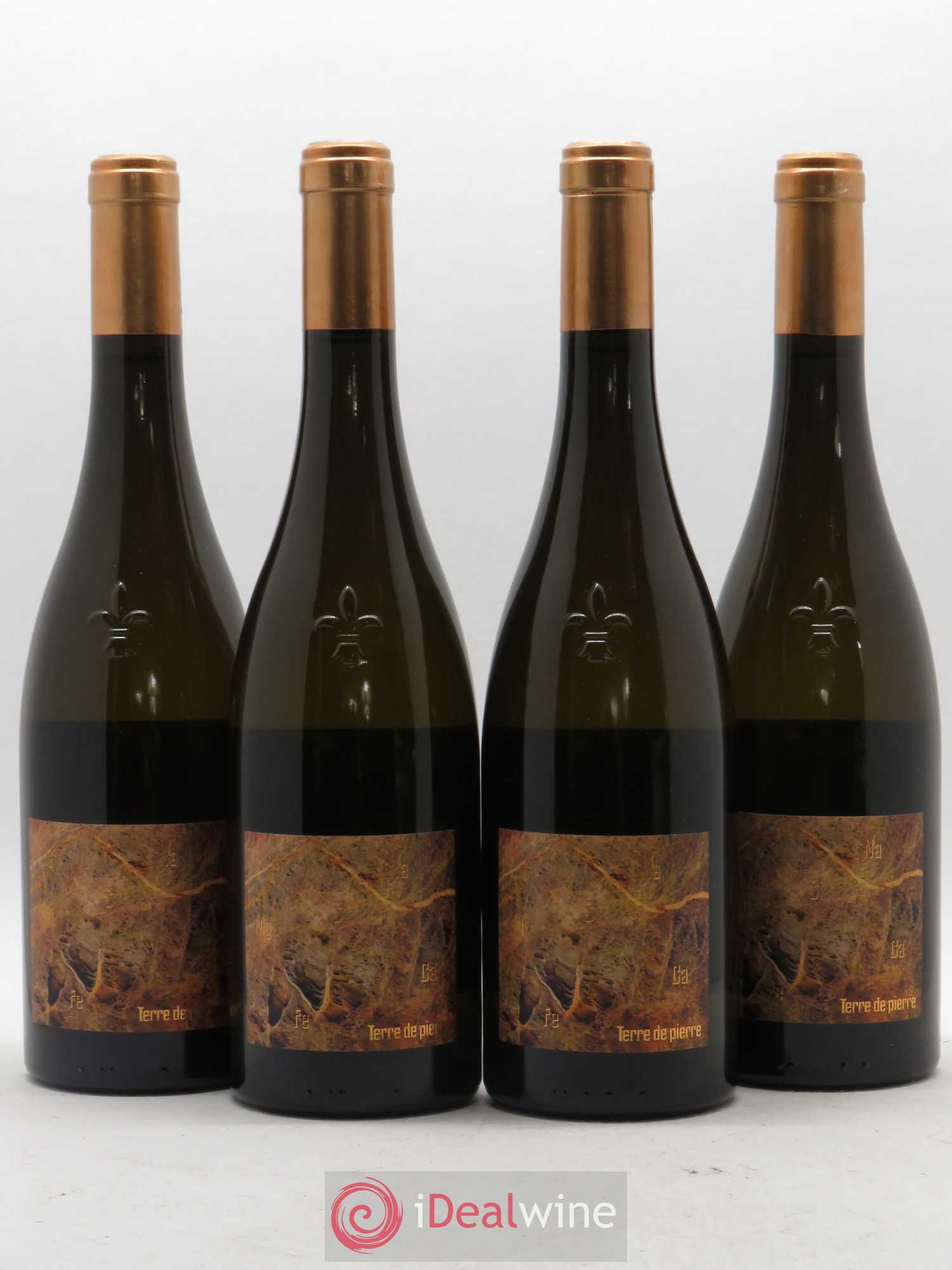 Muscadet-Sèvre-et-Maine Terre de Pierre Butte de la Roche Domaine Luneau Papin 2010 - Posten von 4 Flaschen - 0