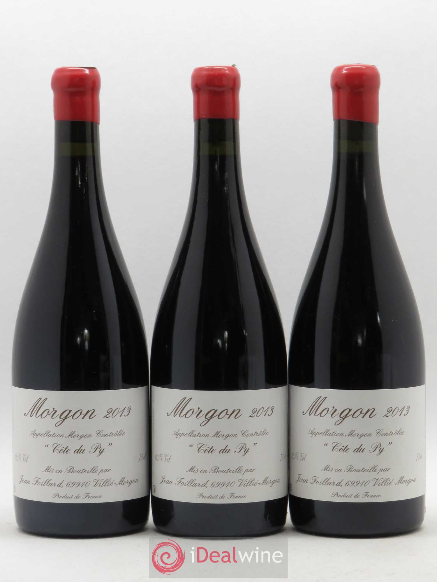 Morgon Côte du Py Jean Foillard 2013 - Lot de 3 bouteilles - 0