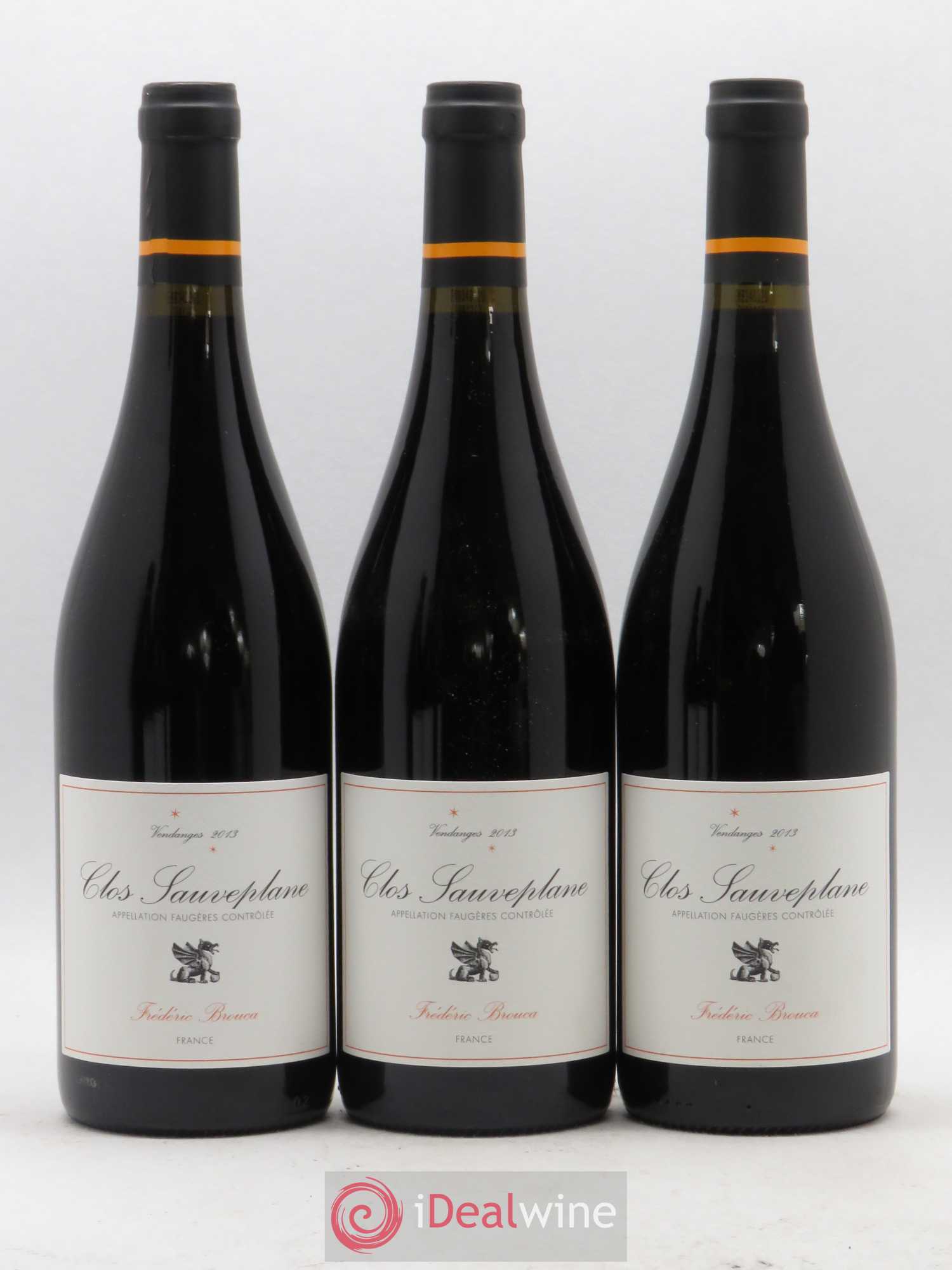 Faugères Clos Sauveplane Frederic Brouca 2013 - Posten von 6 Flaschen - 2