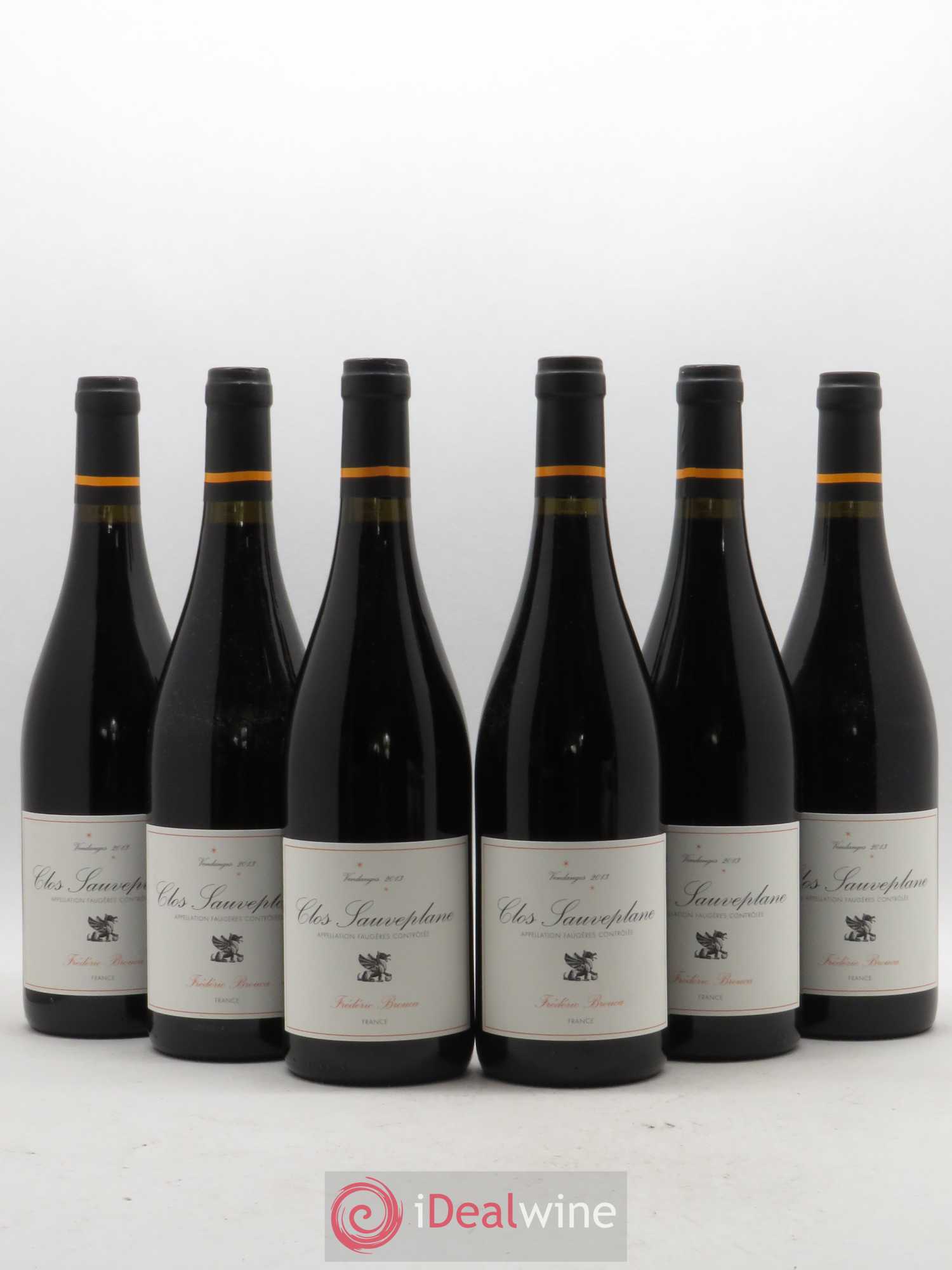 Faugères Clos Sauveplane Frederic Brouca 2013 - Posten von 6 Flaschen - 0