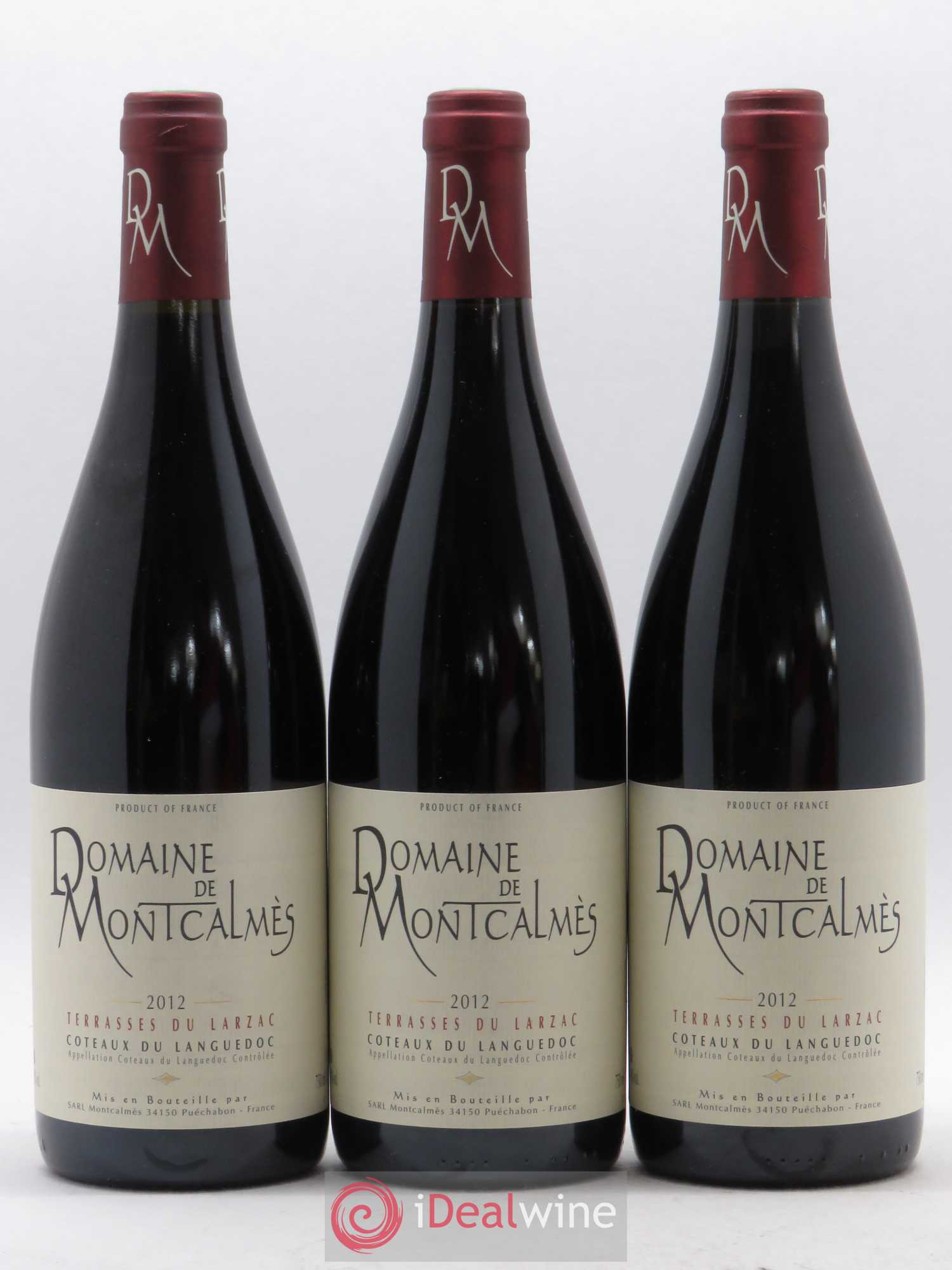 Terrasses du Larzac Domaine de Montcalmès Frédéric Pourtalié 2012 - Lot de 6 bouteilles - 2