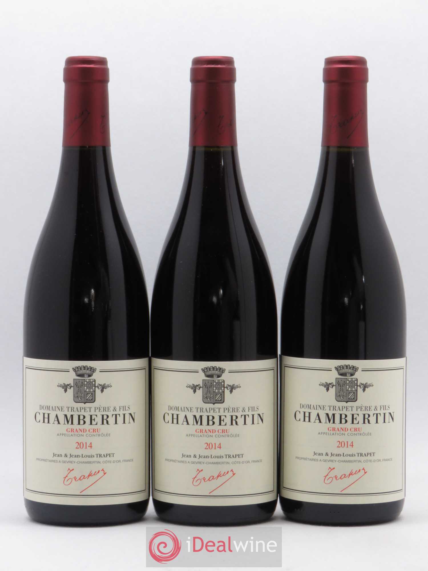 Chambertin Grand Cru Domaine Trapet 2014 - Lot de 3 bouteilles - 0