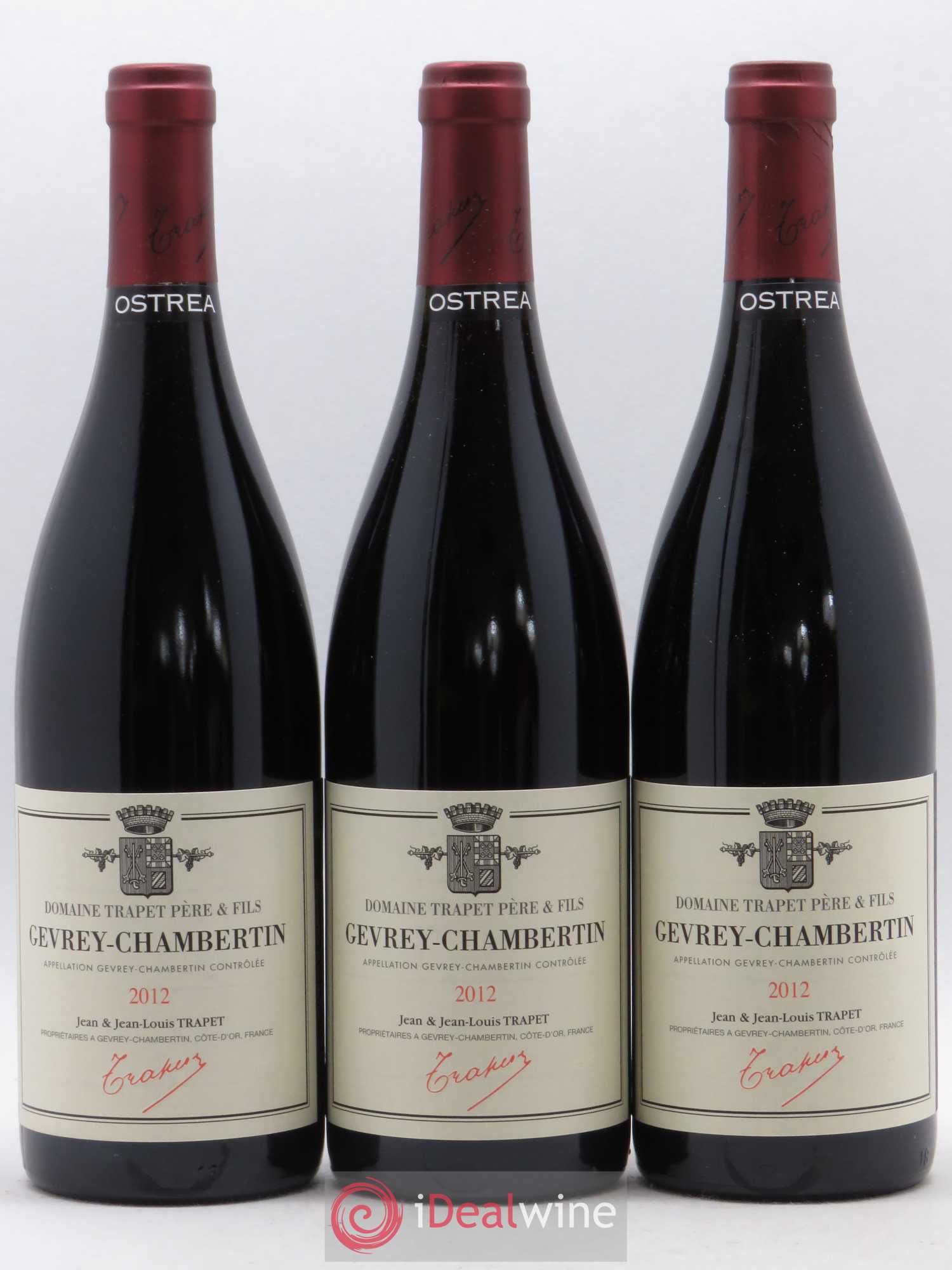 Gevrey-Chambertin Ostrea Domaine Trapet 2012 - Lot de 3 bouteilles - 0
