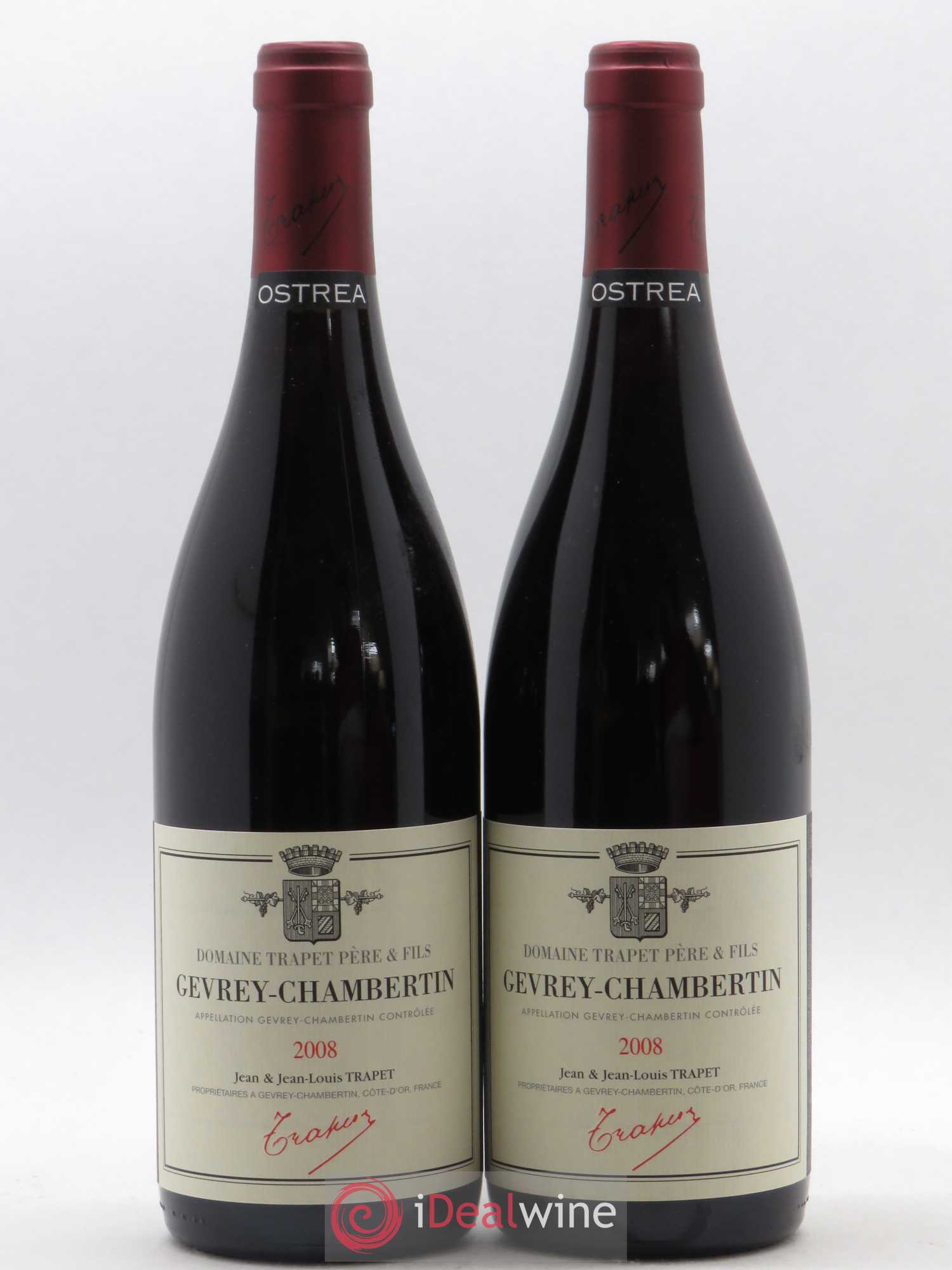 Gevrey-Chambertin Ostrea Domaine Trapet 2008 - Lot de 2 bouteilles - 0