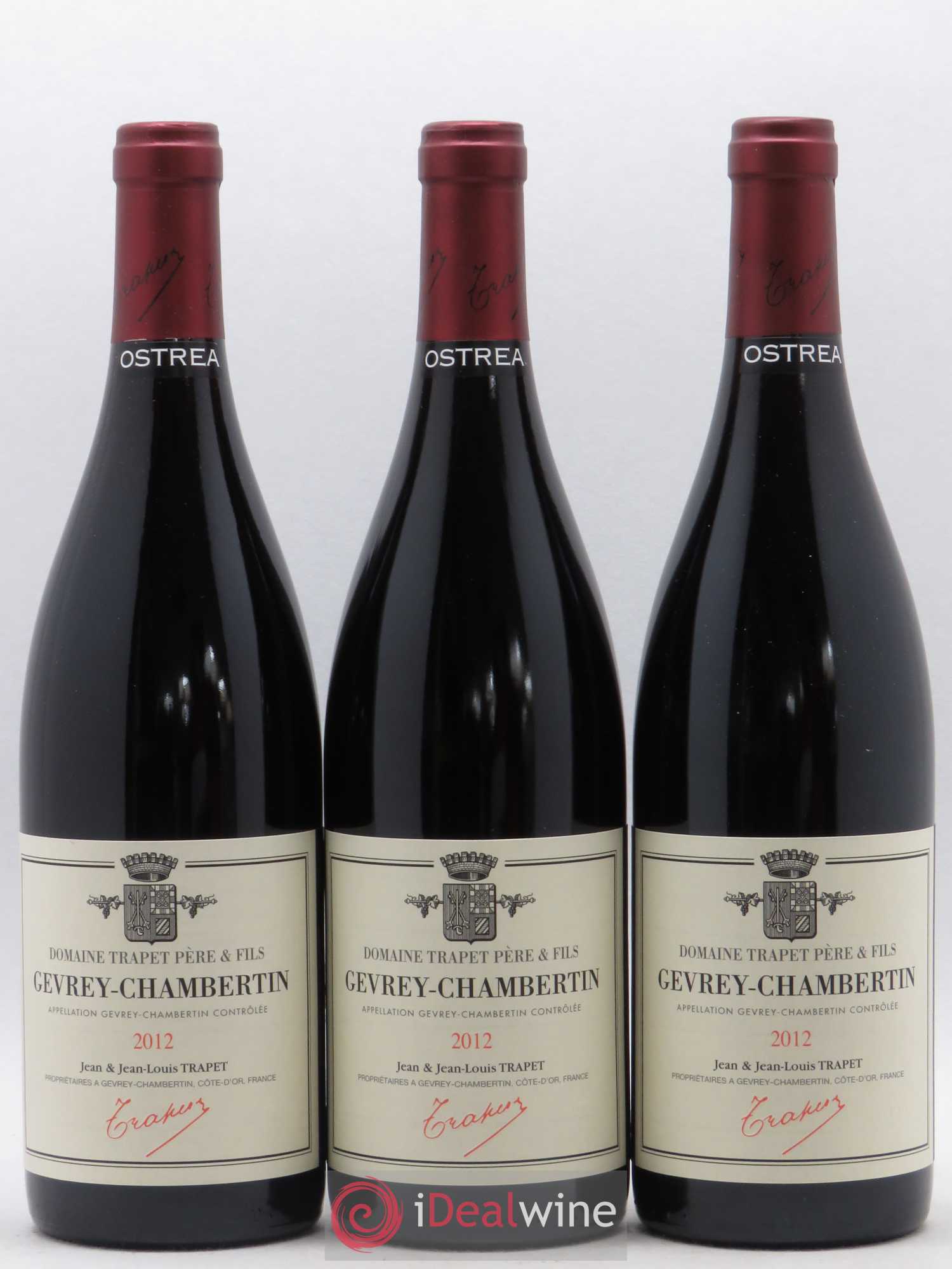 Gevrey-Chambertin Ostrea Domaine Trapet 2012 - Lot de 3 bouteilles - 0