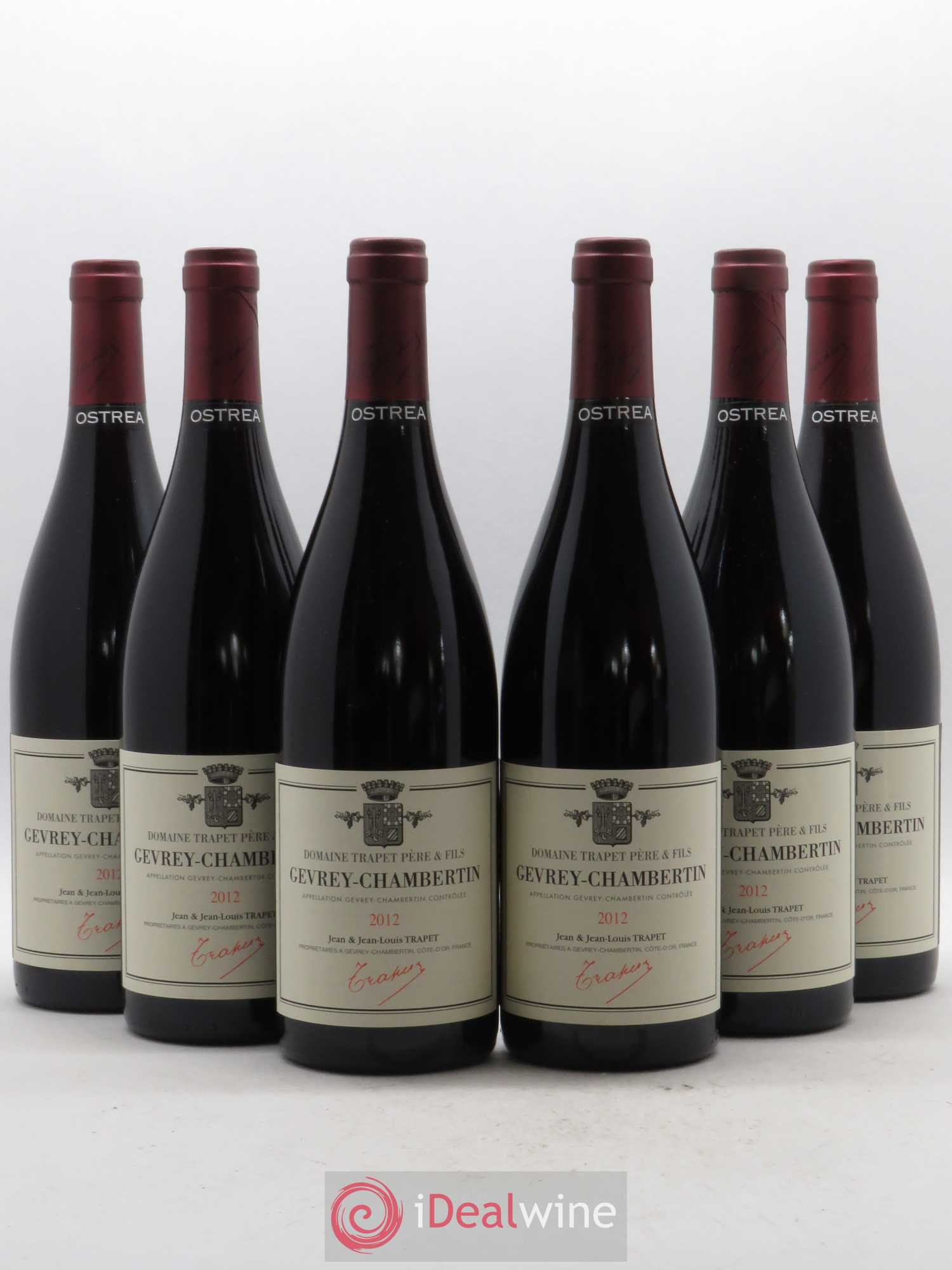 Gevrey-Chambertin Ostrea Domaine Trapet 2012 - Lot de 6 bouteilles - 0