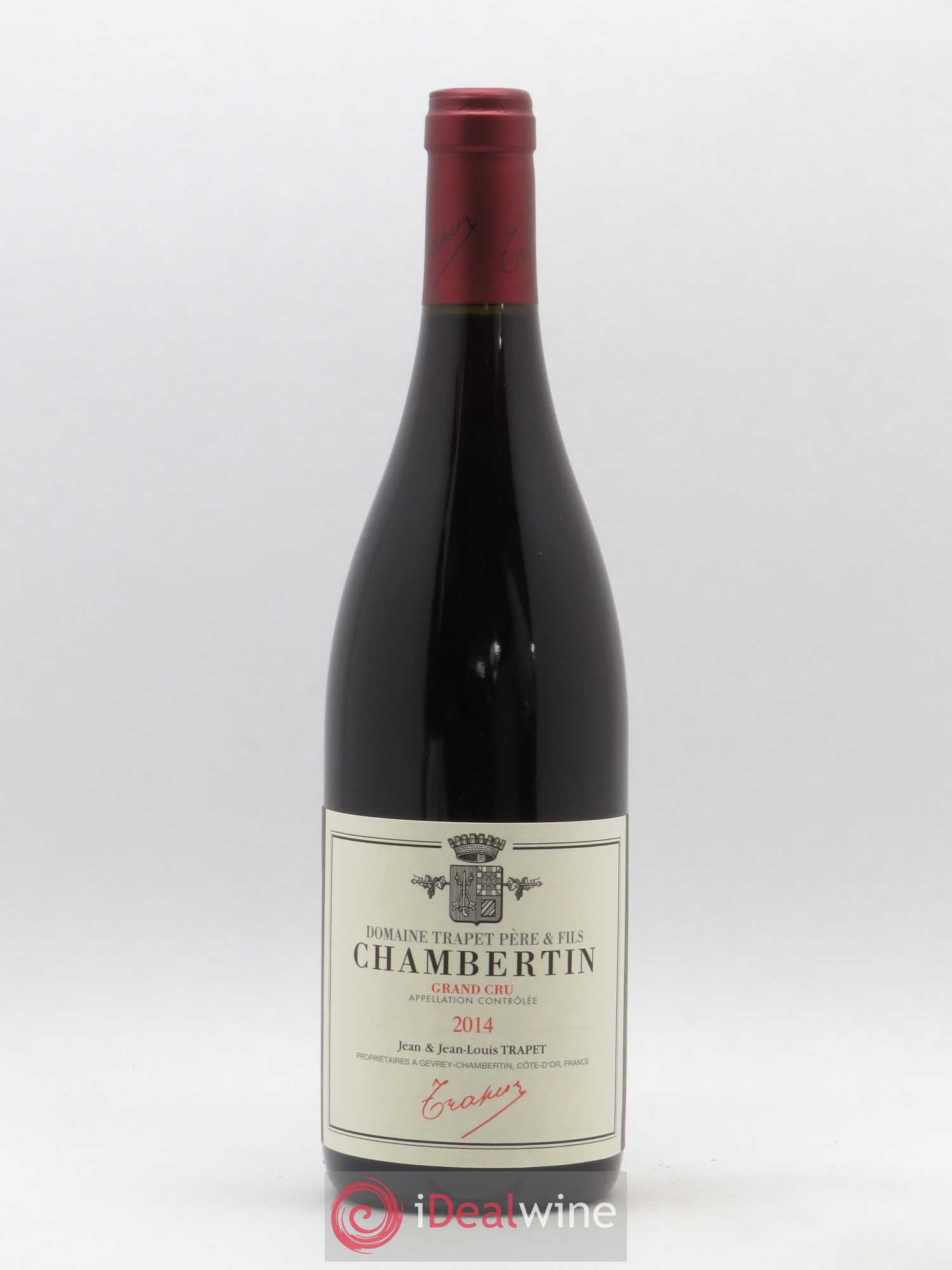 Chambertin Grand Cru Domaine Trapet 2014 - Lot de 1 bouteille - 0